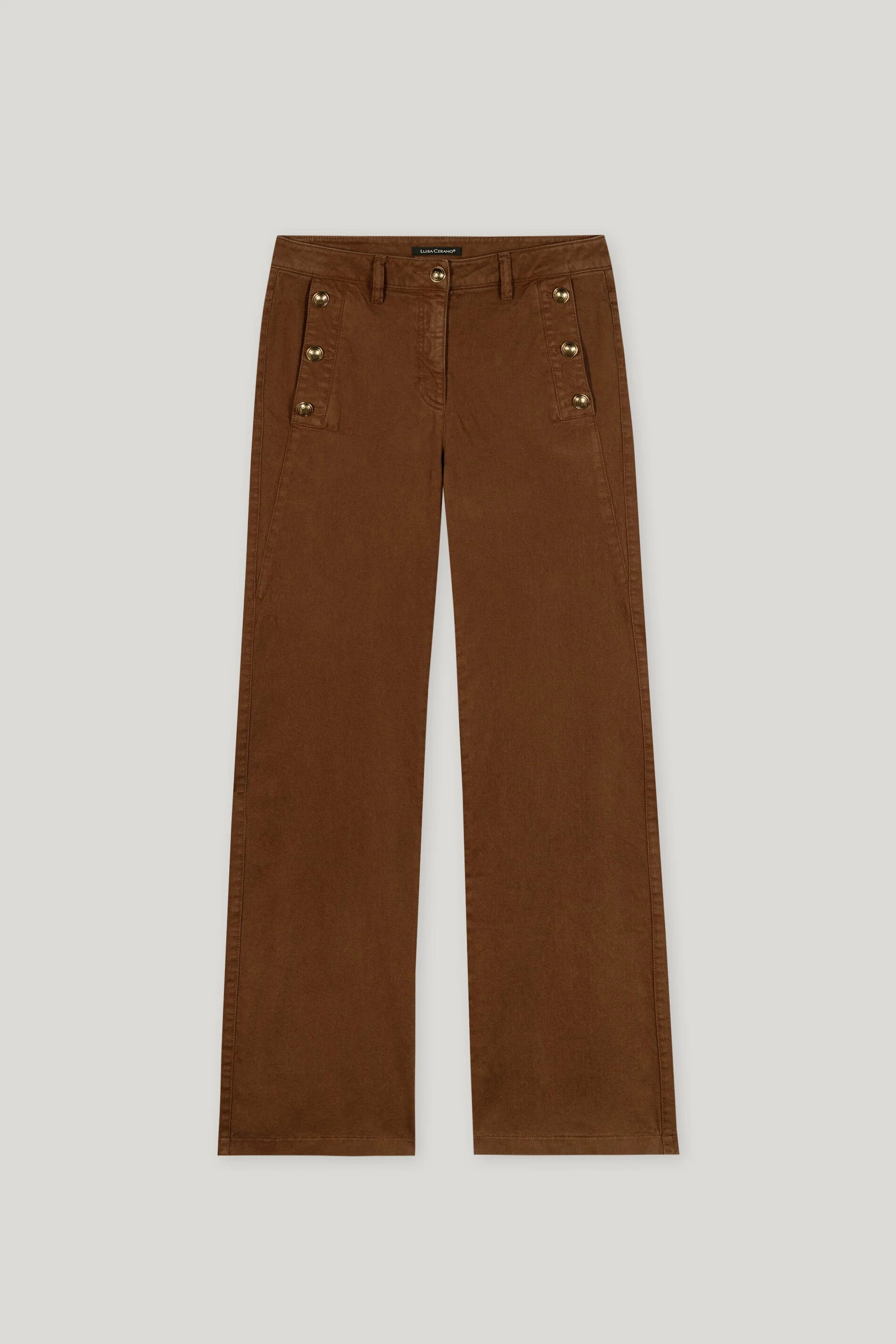 Flared-Twill-Denim - walnut - Standard - Image 5