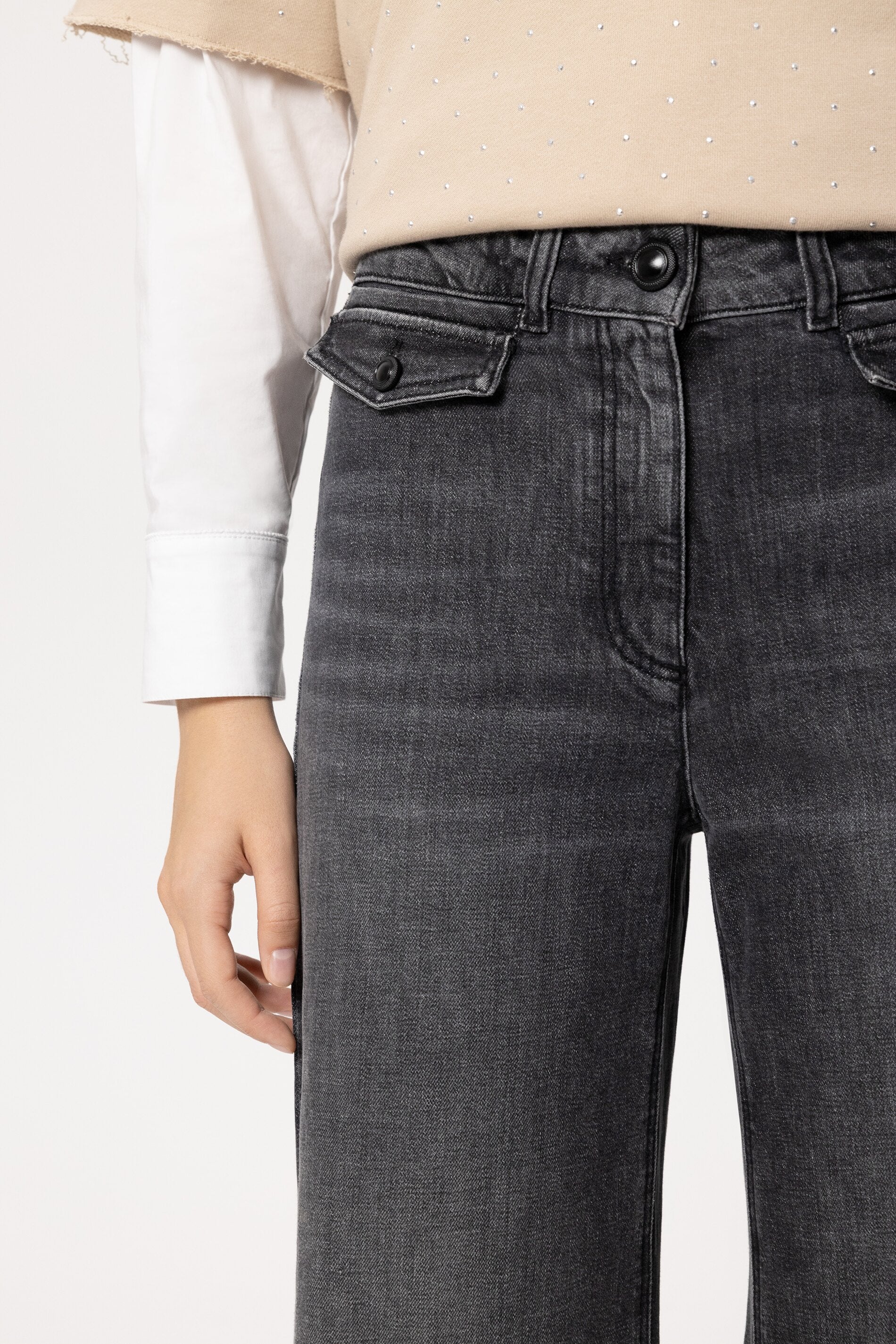 Authentic-Wideleg-Denim - pure black - Standard - Image 4