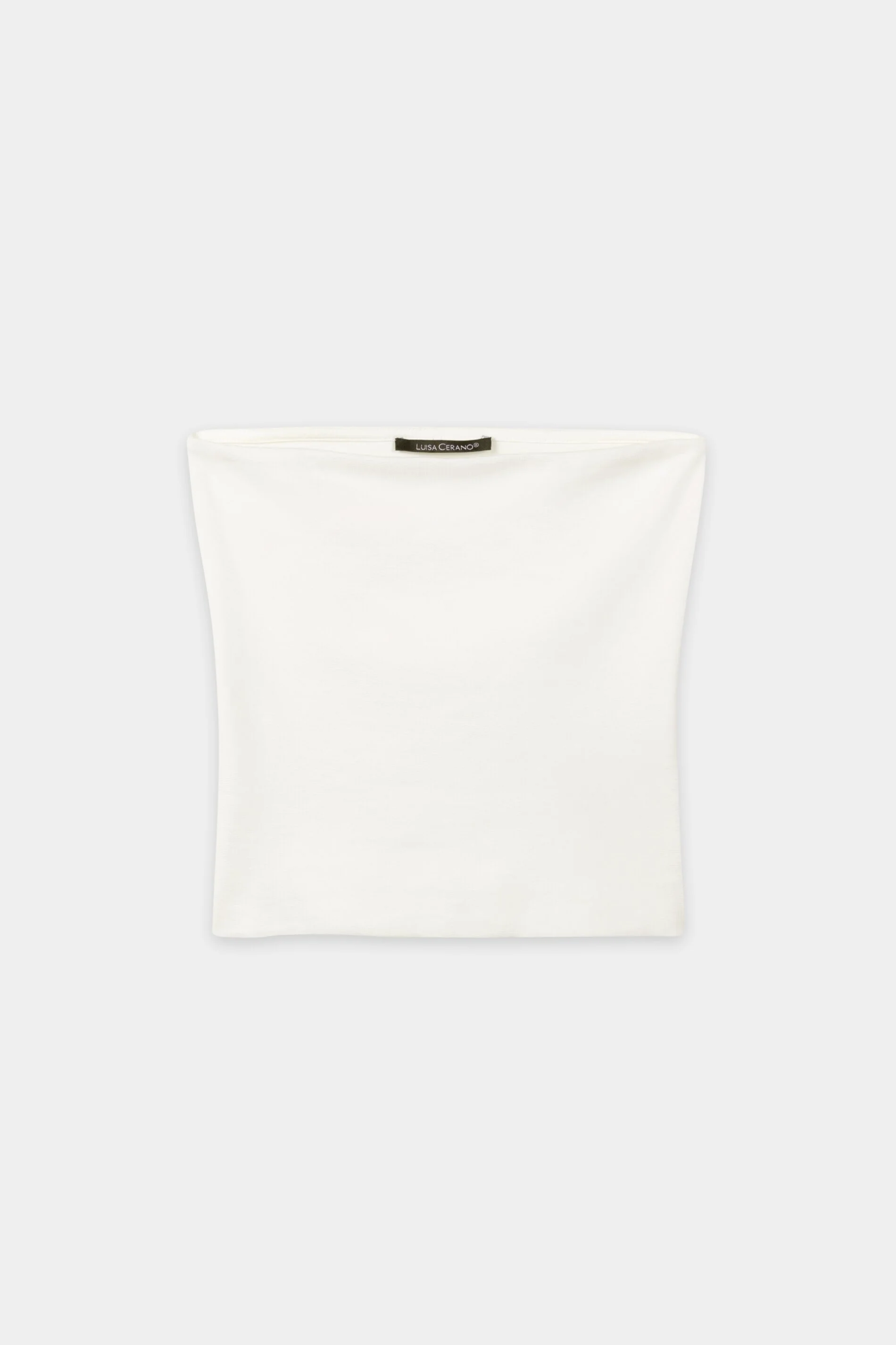 Bandeau-Top in Ripp-Optik - off-white - Standard - Image 5