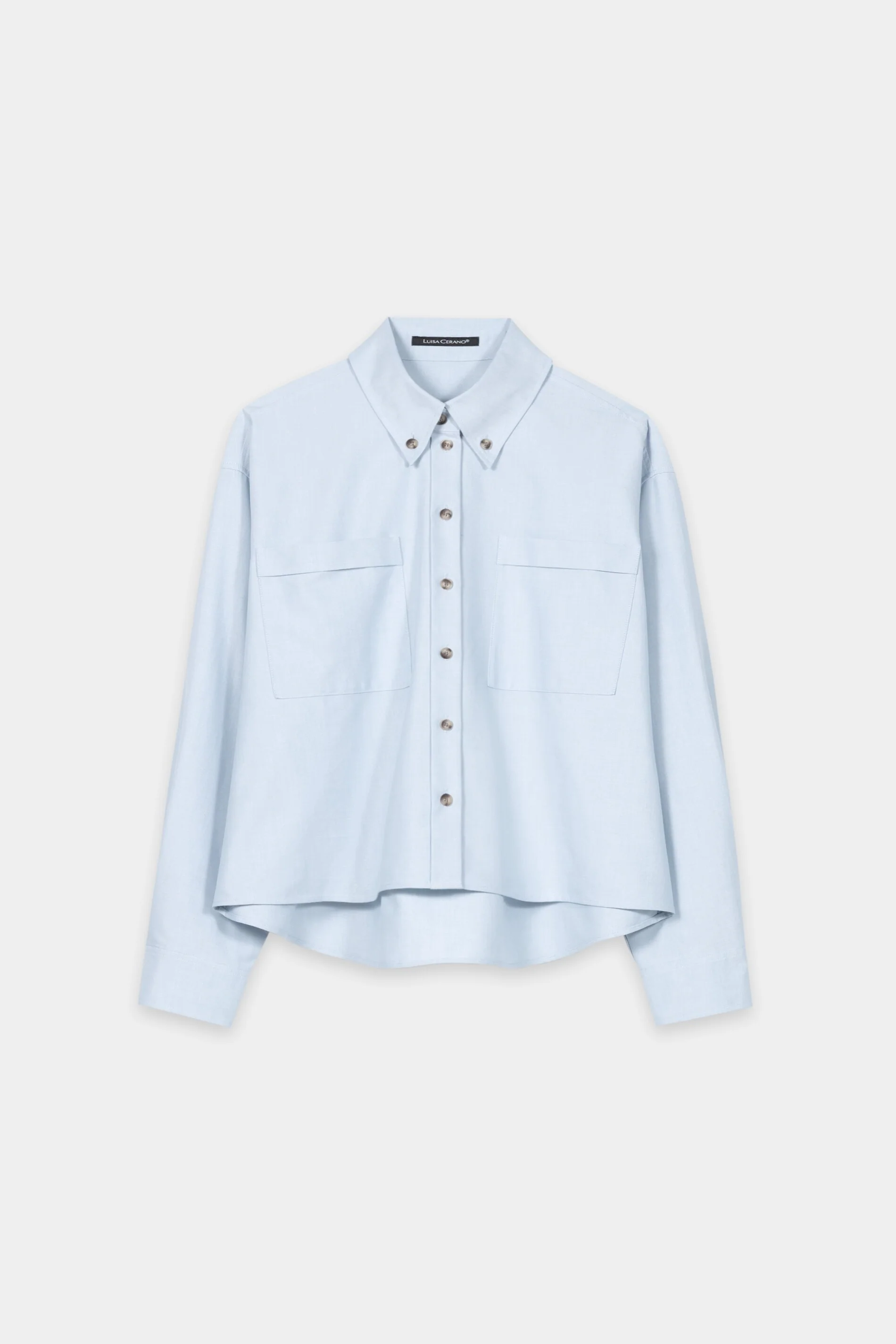 Baumwoll-Hemdbluse - light blue - Standard - Image 5