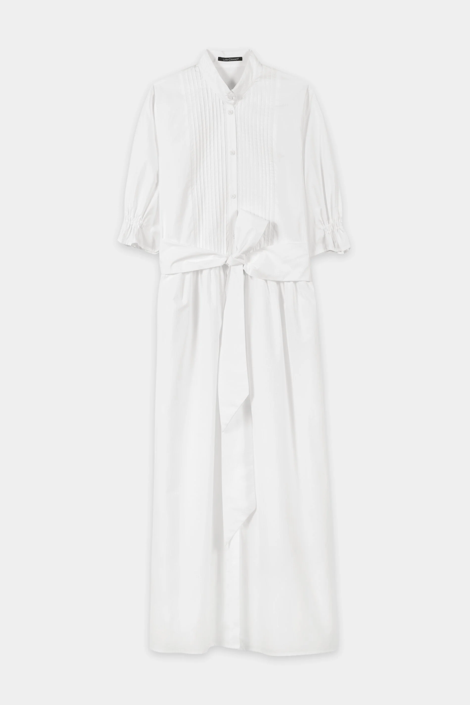 Baumwoll-Hemdblusenkleid - white - Standard - Image 5