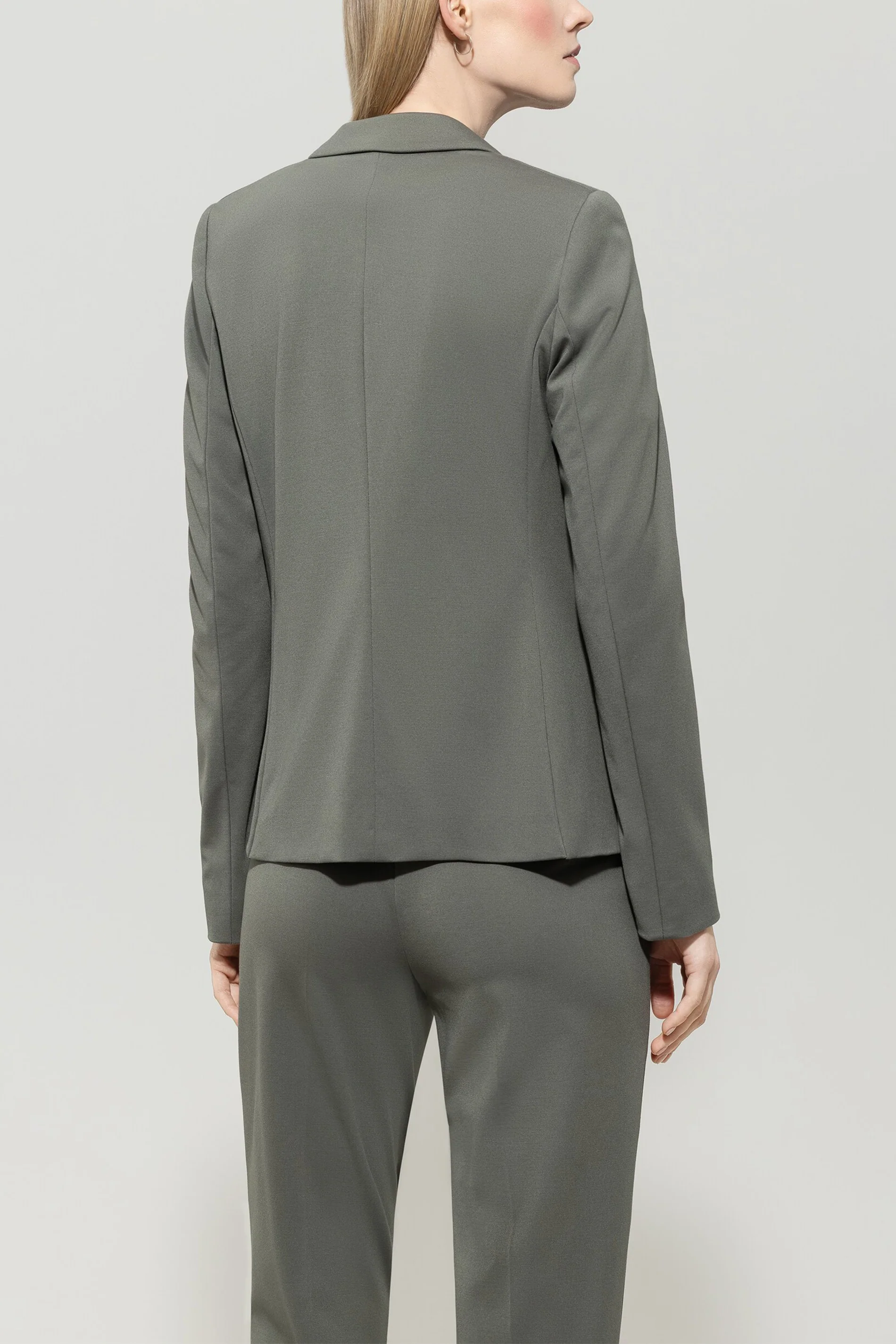 Blazer aus Punto-Milano - cool khaki - Standard - Image 3