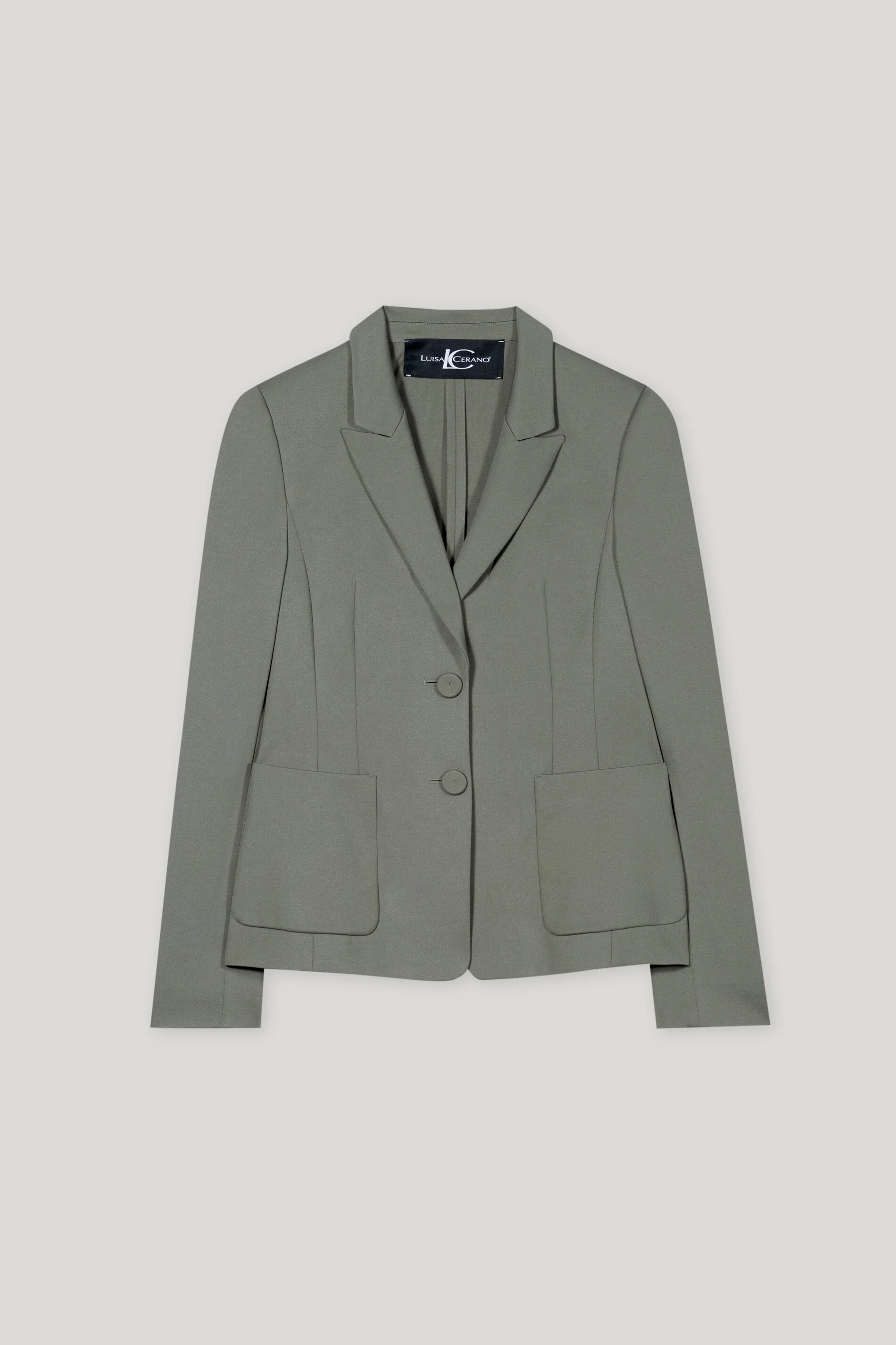 Blazer aus Punto-Milano - cool khaki - Standard - Image 5