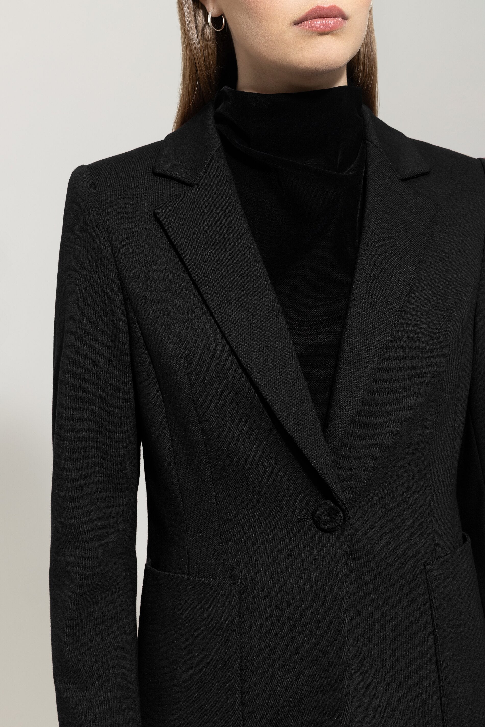 Blazer aus Punto-Milano - deep black - Standard - Image 4