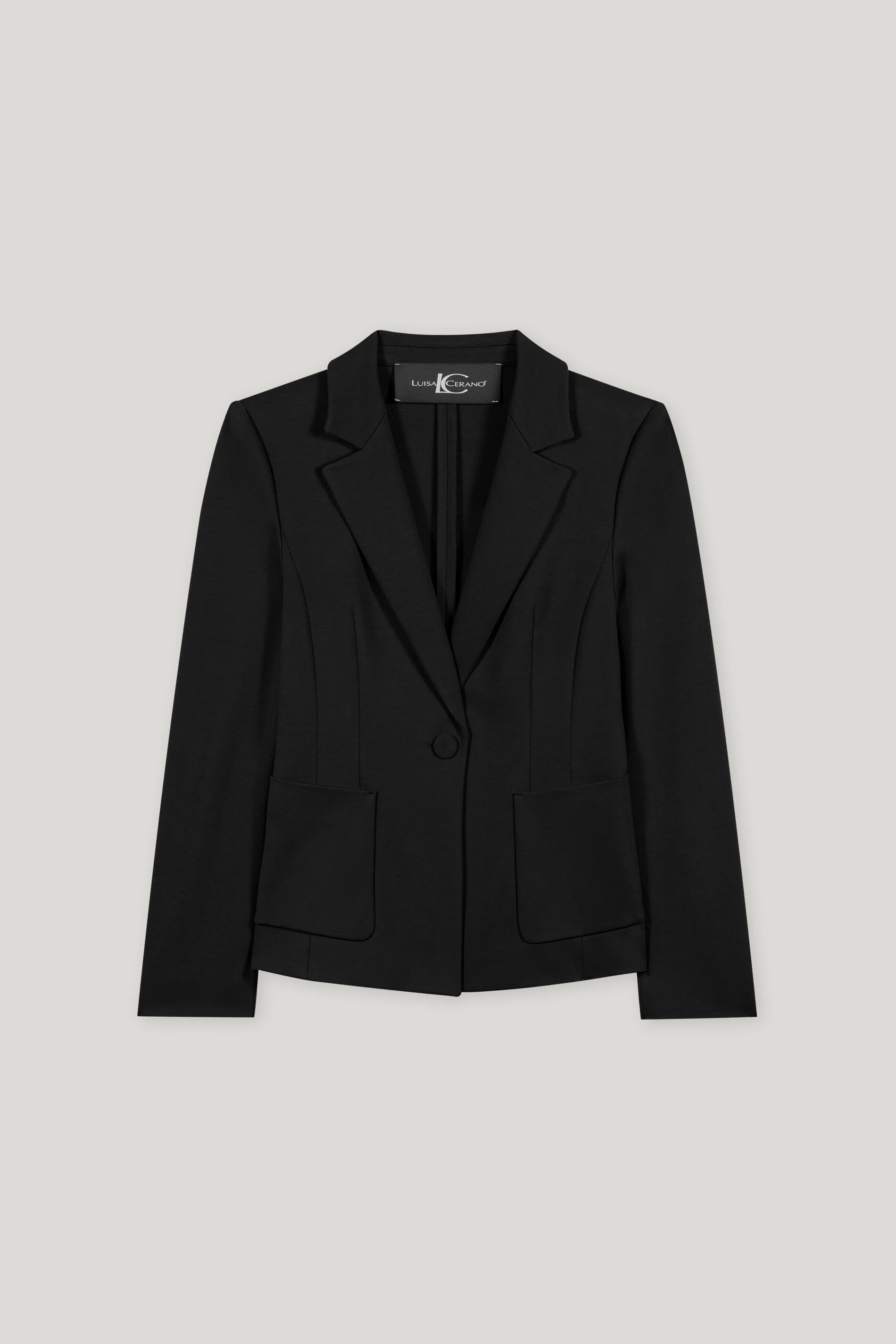 Blazer aus Punto-Milano - deep black - Standard - Image 5