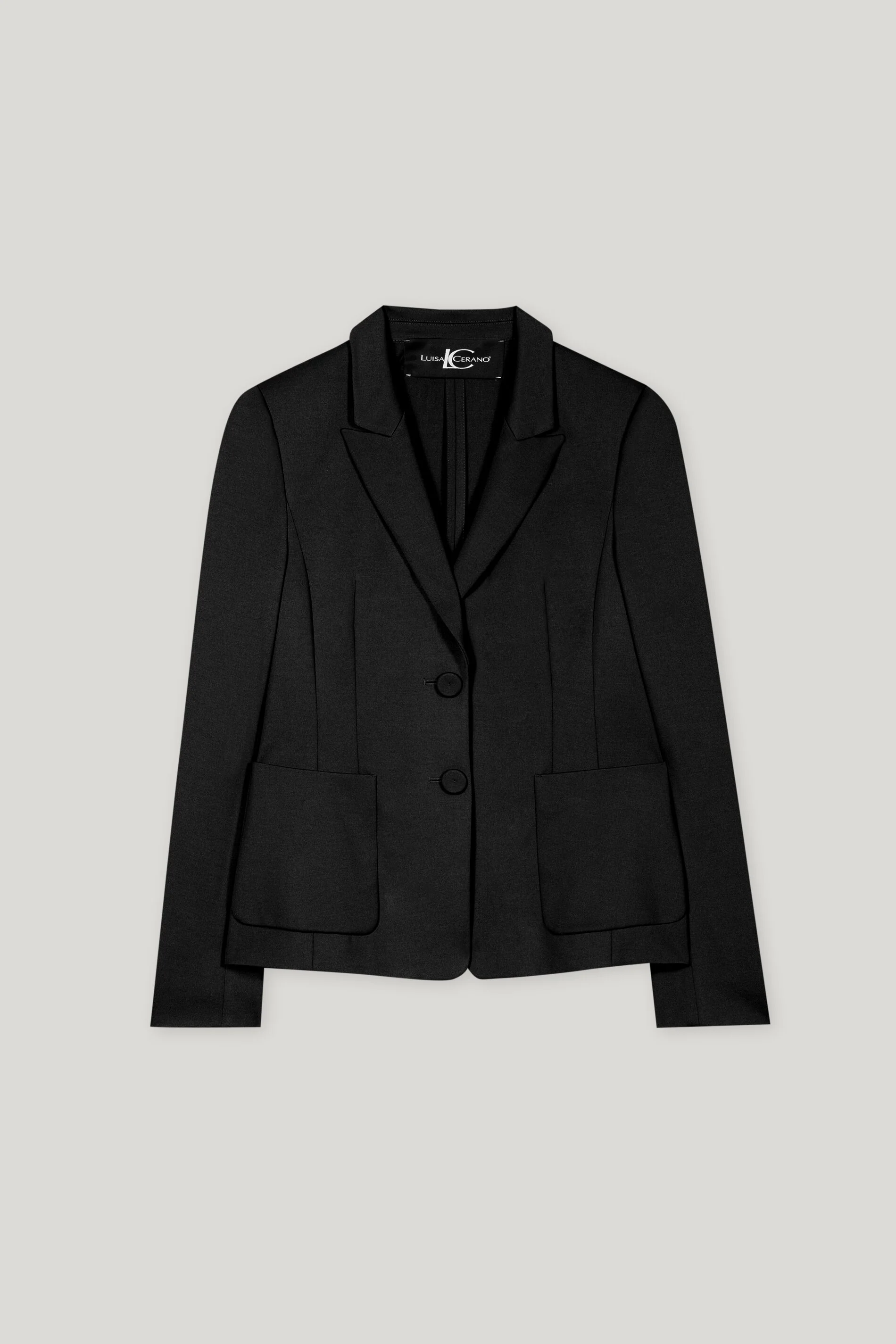 Blazer aus Punto-Milano - deep black - Standard - Image 5
