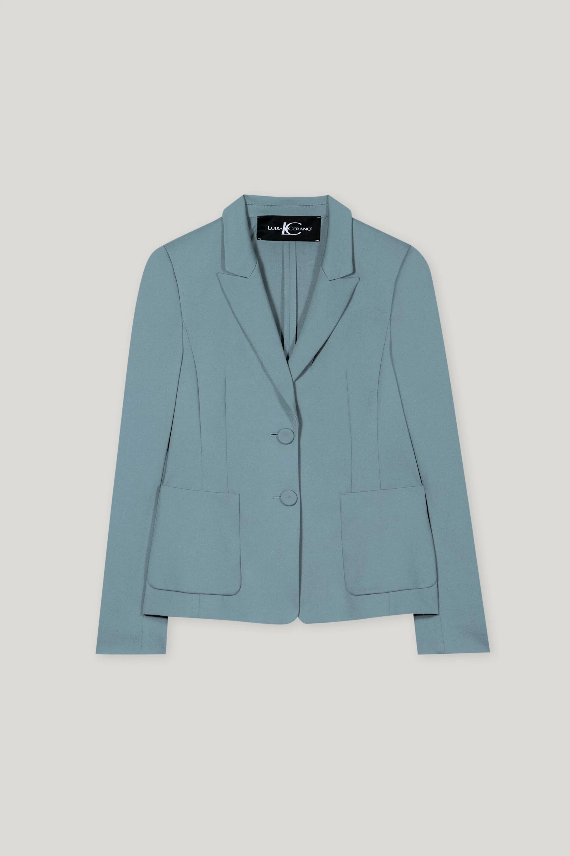Blazer aus Punto-Milano - greyish blue - Standard - Image 5