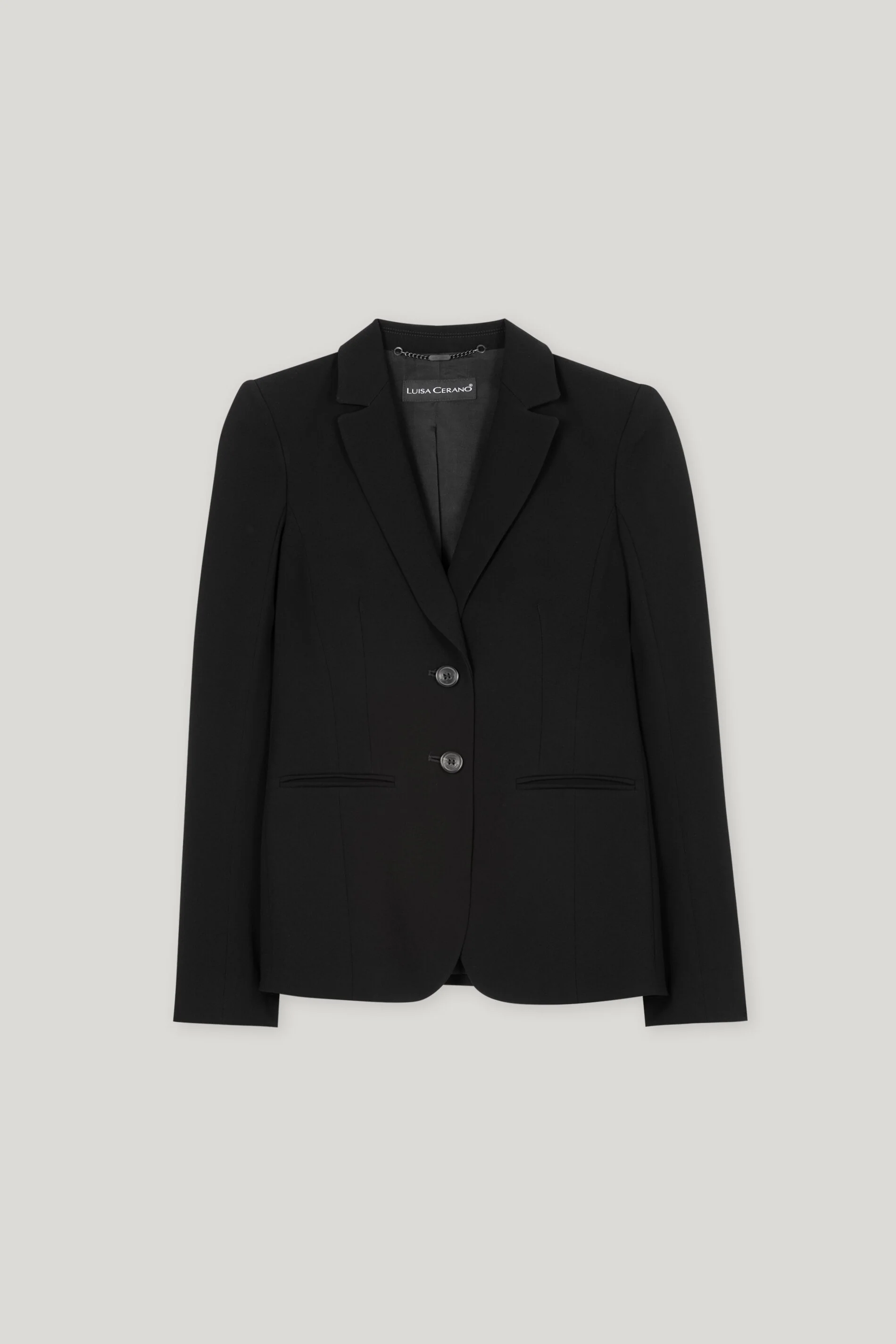 Blazer aus Techno Sablé - black - Standard - Image 5