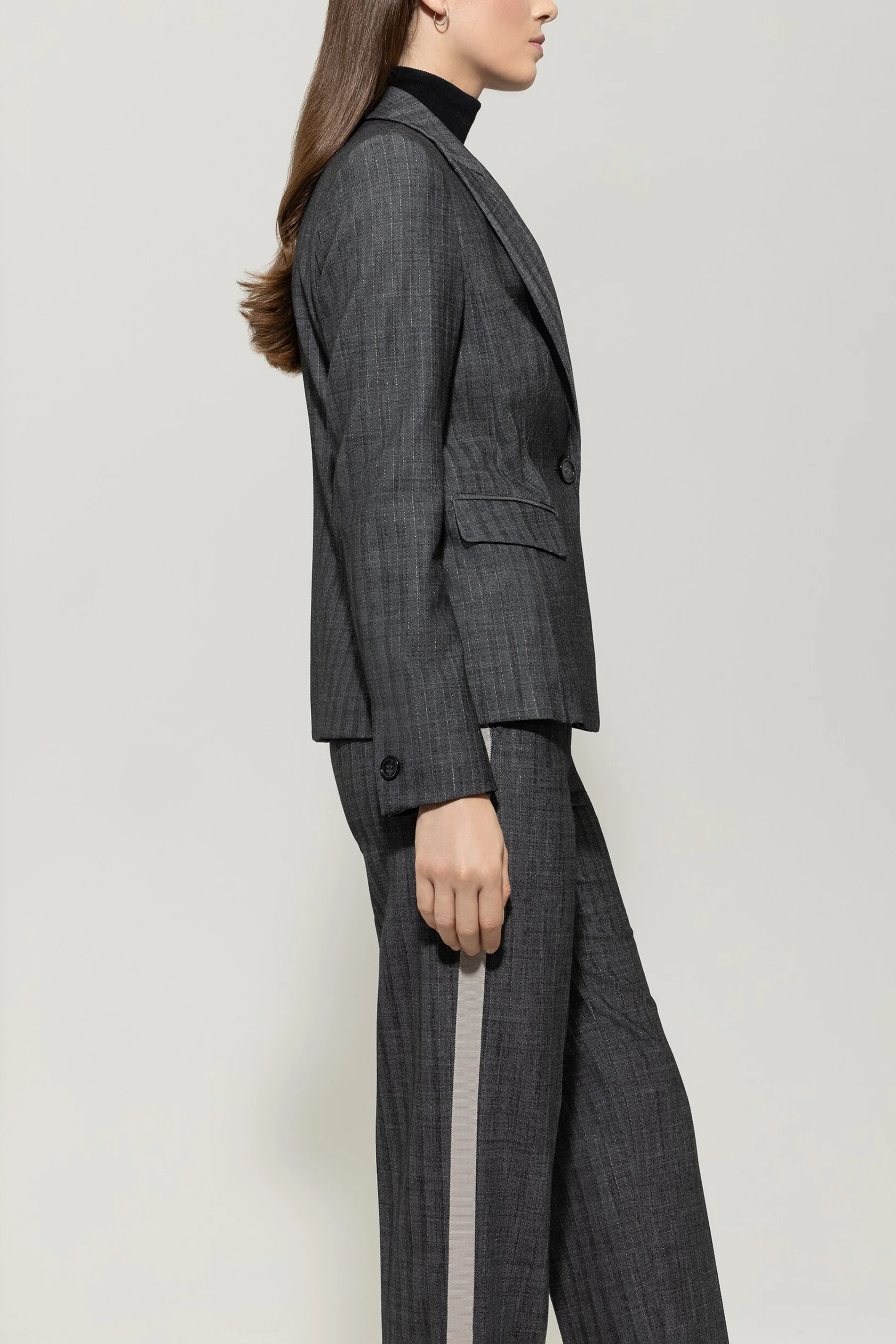 Blazer mit Nadelstreifen - multi - Standard - Image 2