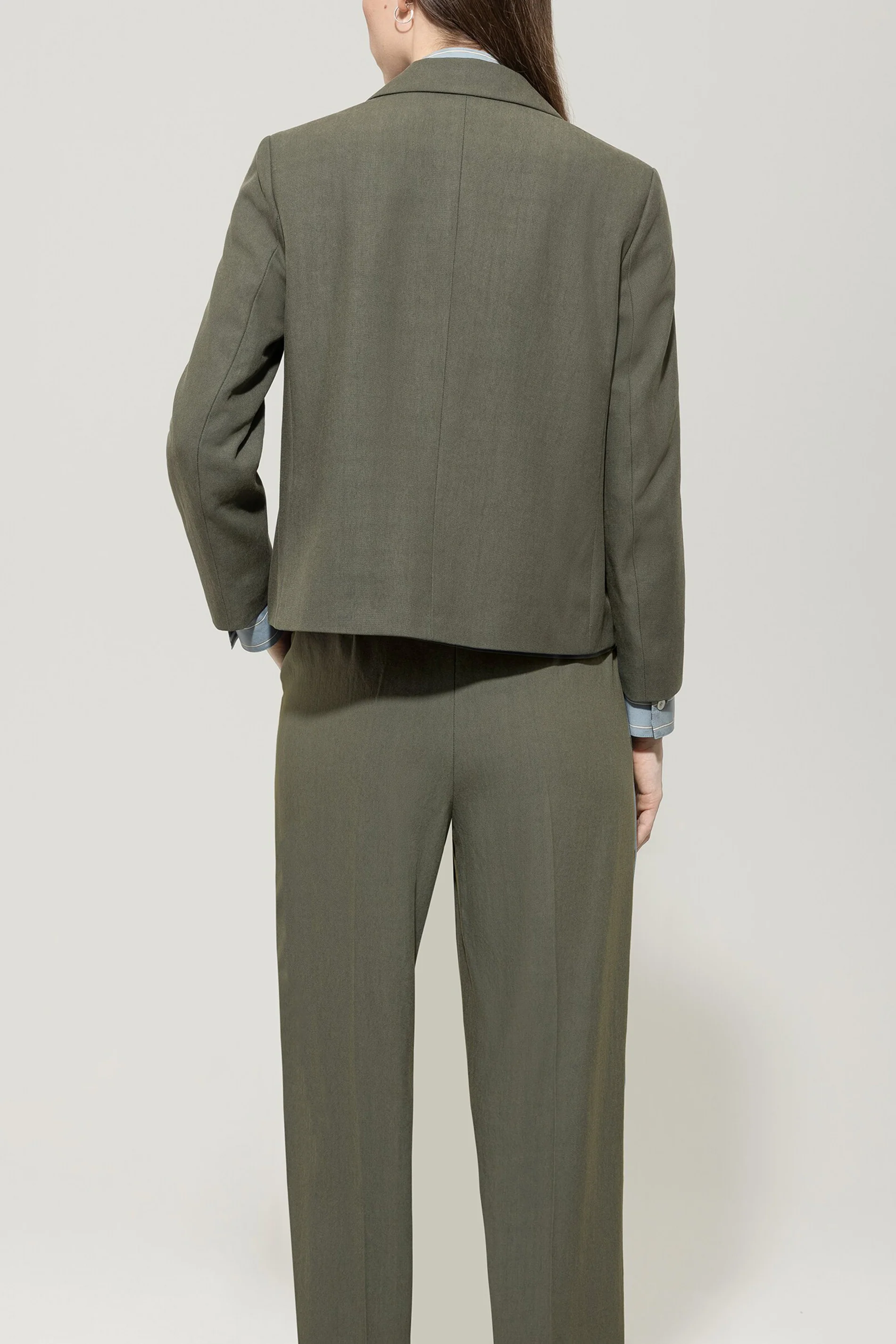 Blazer mit Panama-Bindung - cool khaki - Standard - Image 3