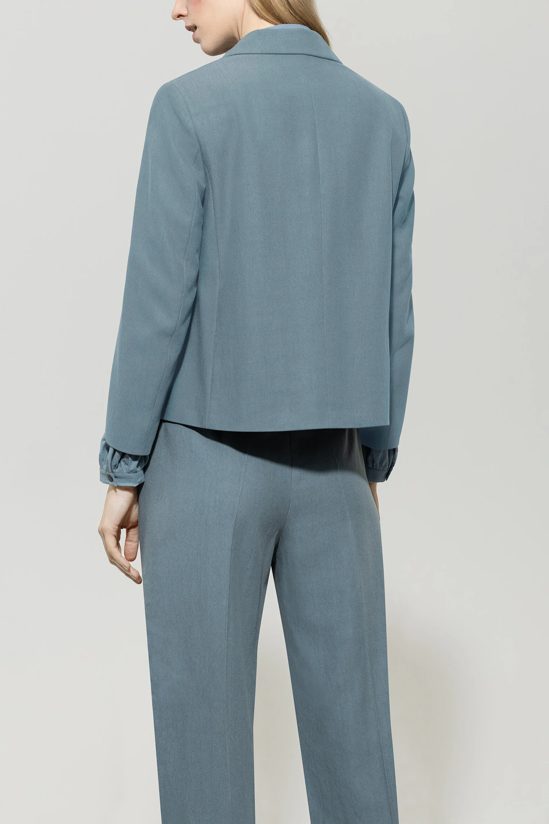 Blazer mit Panama-Bindung - greyish blue - Standard - Image 3
