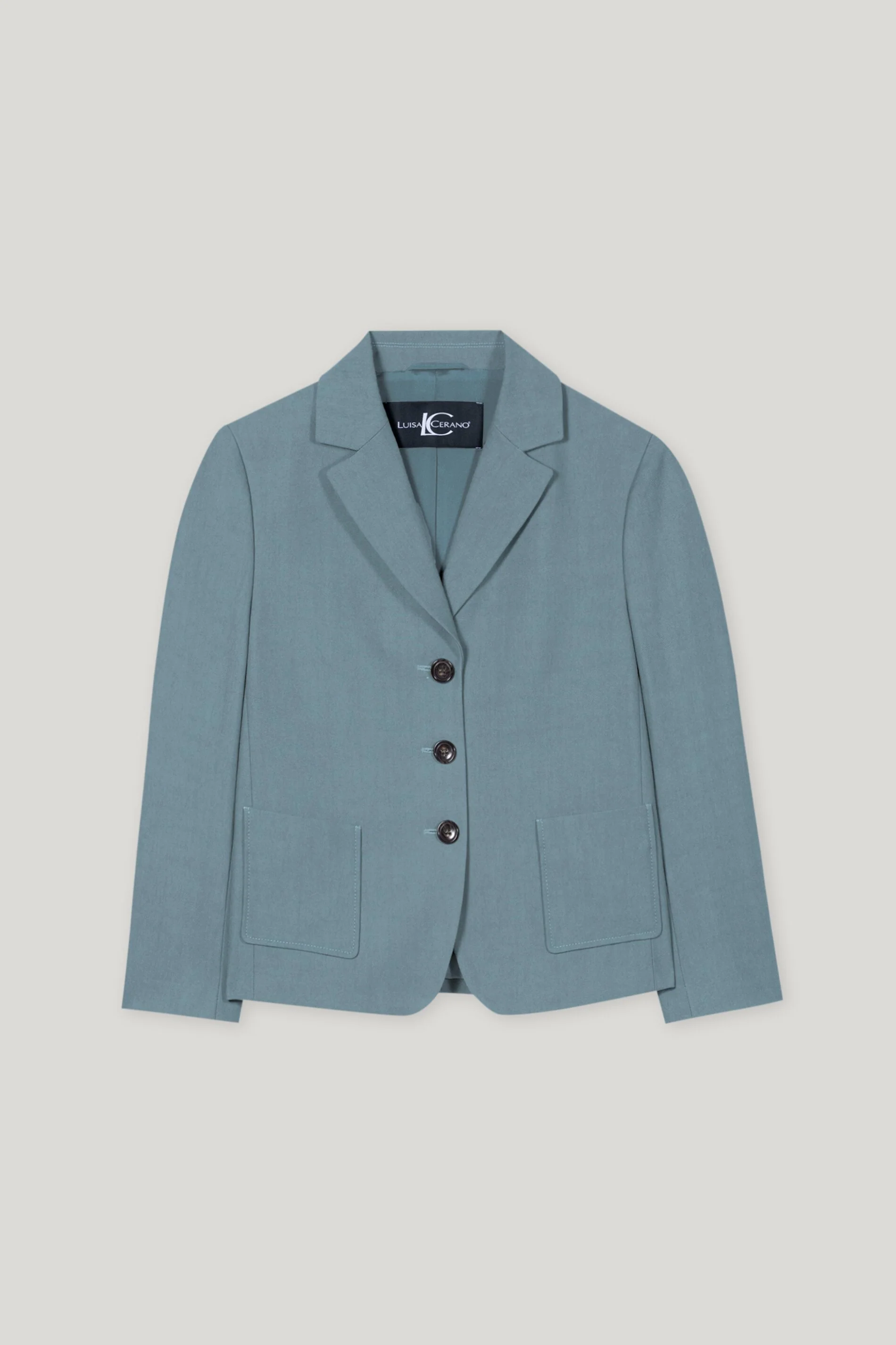 Blazer mit Panama-Bindung - greyish blue - Standard - Image 5