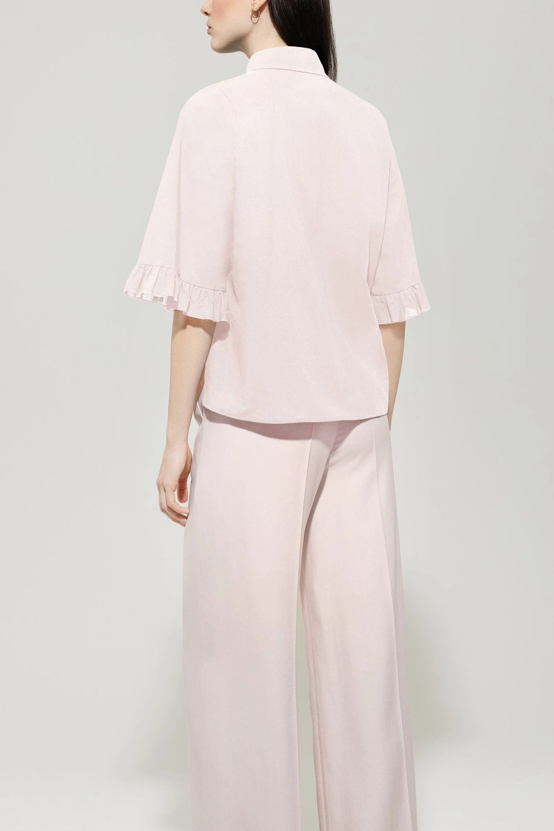 Bluse aus Baumwoll-Voile - creamy powder - Standard - Image 3