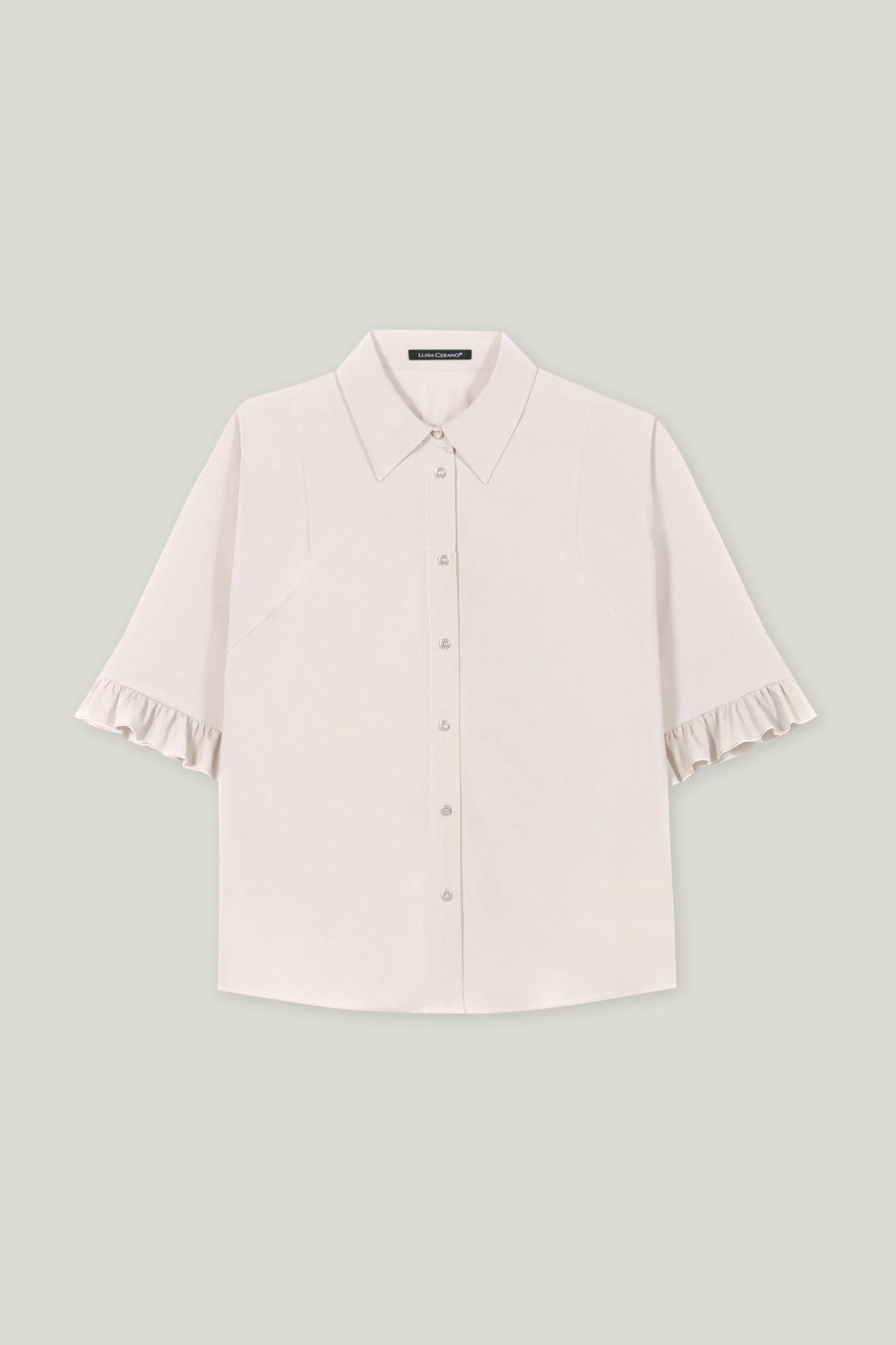 Bluse aus Baumwoll-Voile - creamy powder - Standard - Image 5