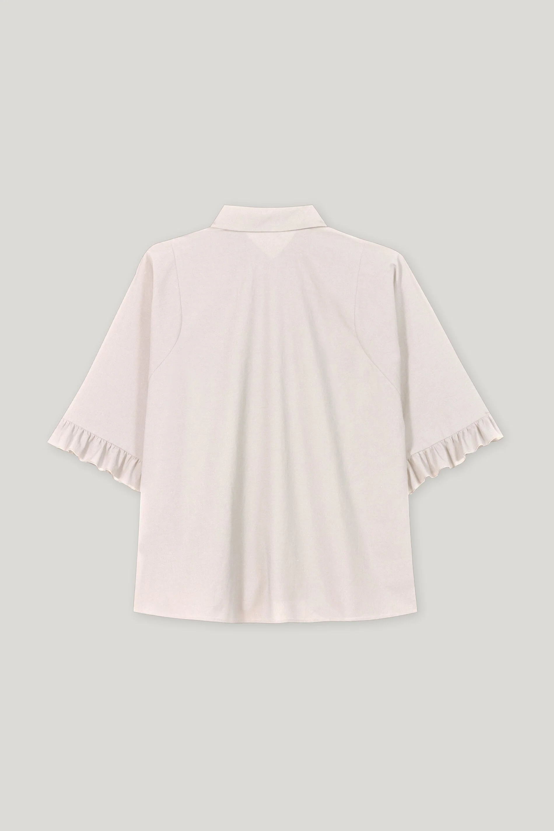 Bluse aus Baumwoll-Voile - creamy powder - Standard - Image 6