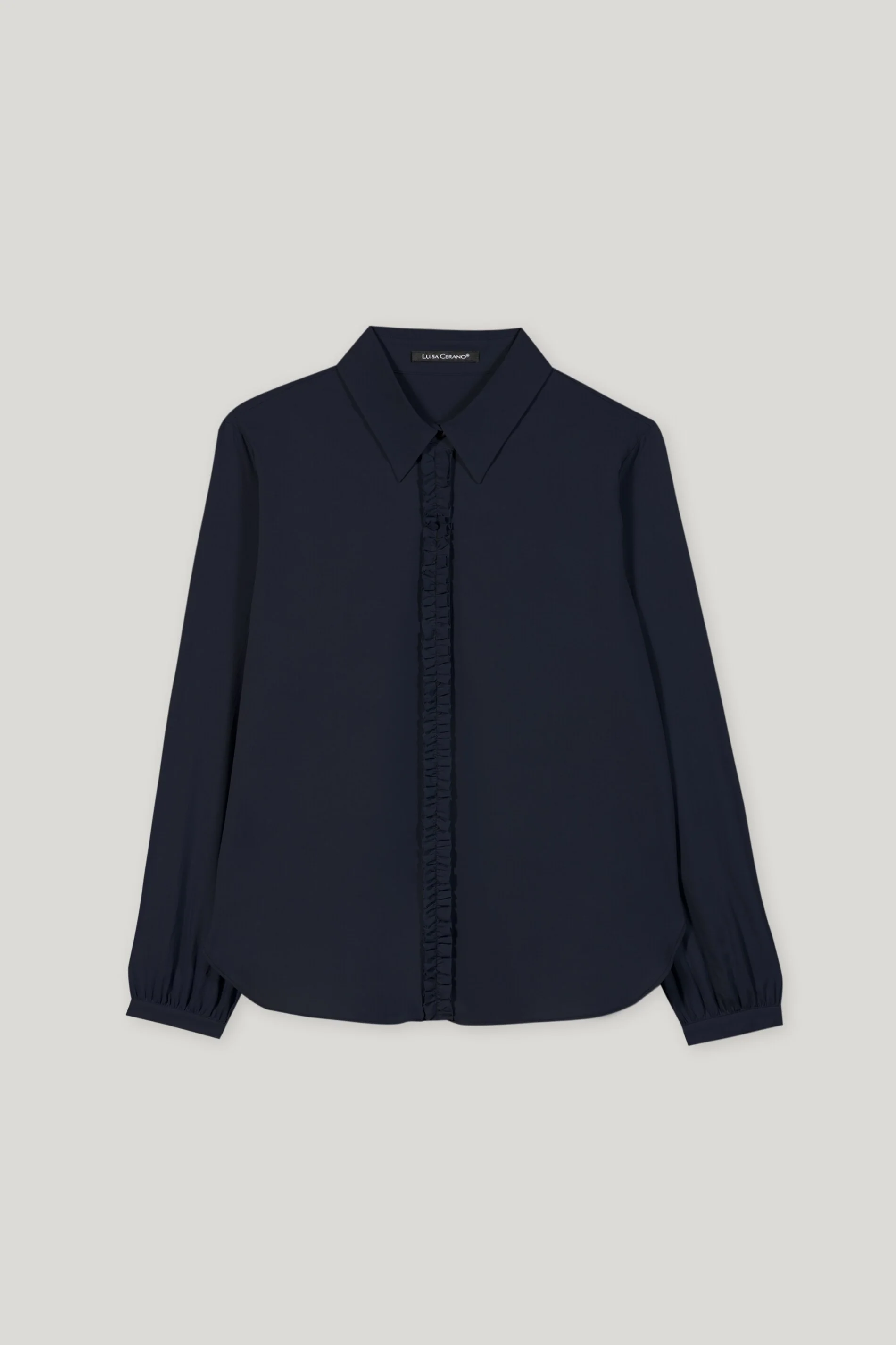Bluse aus Baumwoll-Voile - dark blue - Standard - Image 5