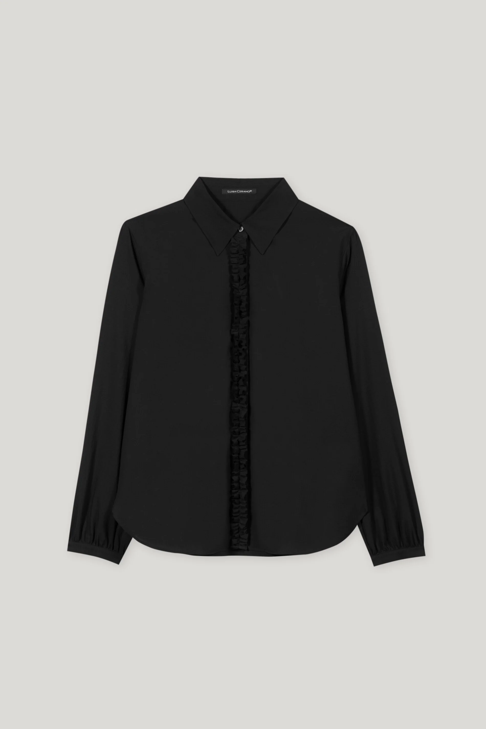 Bluse aus Baumwoll-Voile - deep black - Standard - Image 5