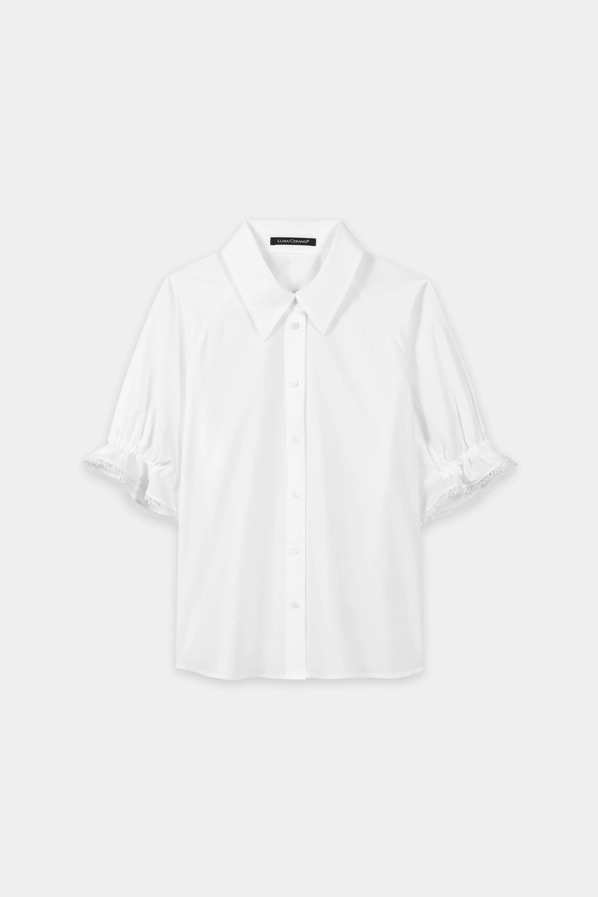 Bluse aus Baumwollvoile - white - Standard - Image 5