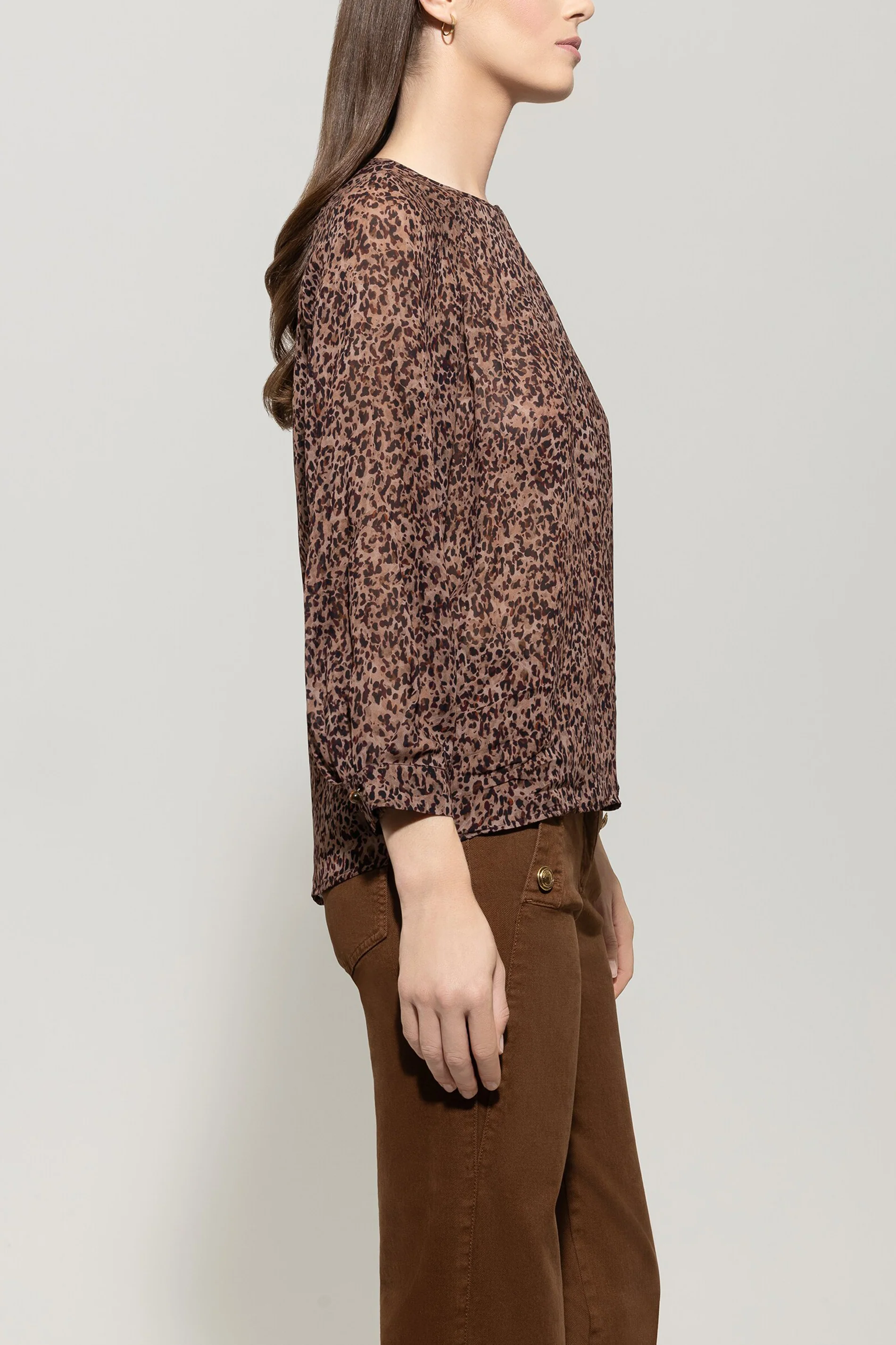 Bluse mit Animal-Print - multi - Standard - Image 2