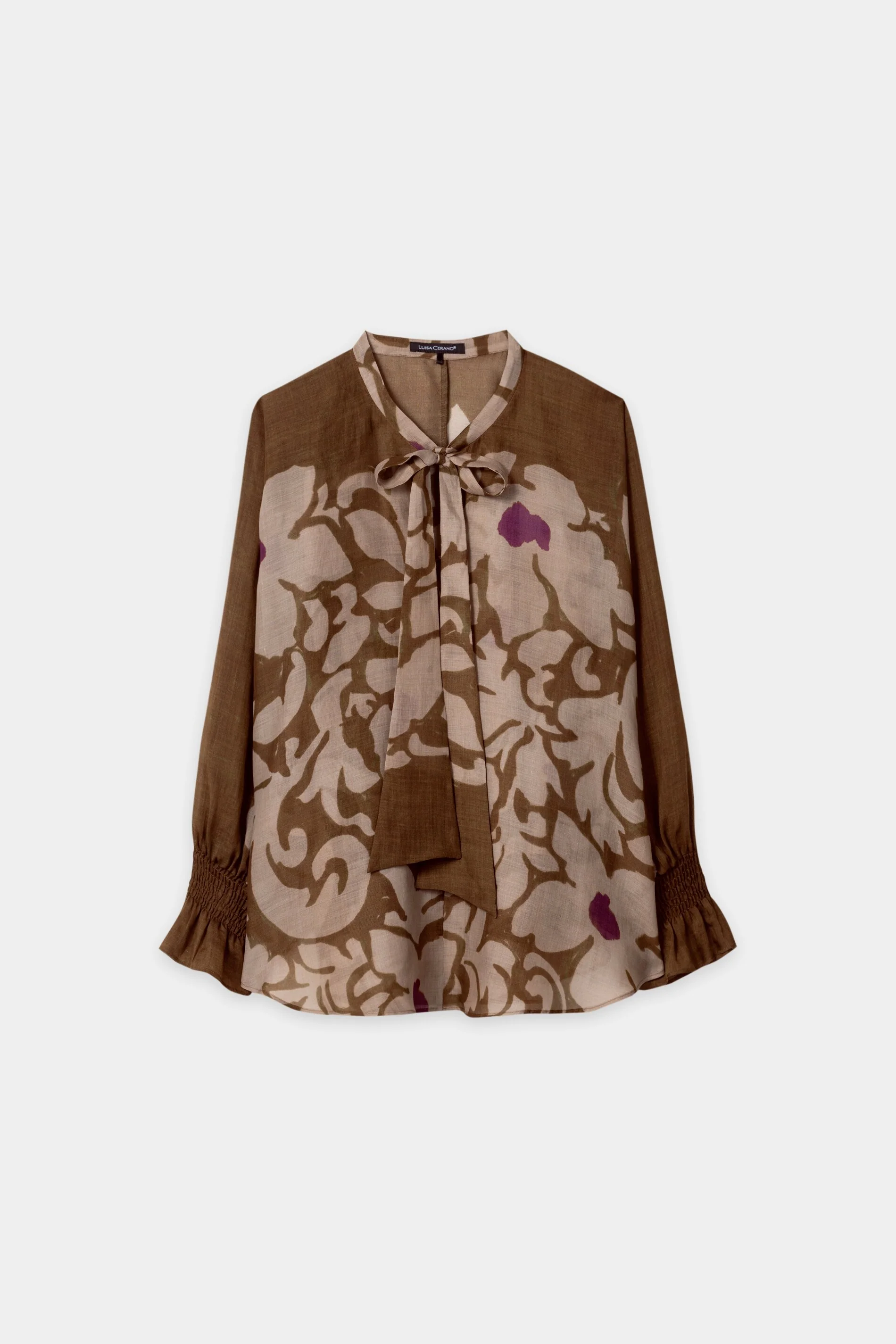 Bluse mit Flower-Print - light terracotta / multi - Standard - Image 5