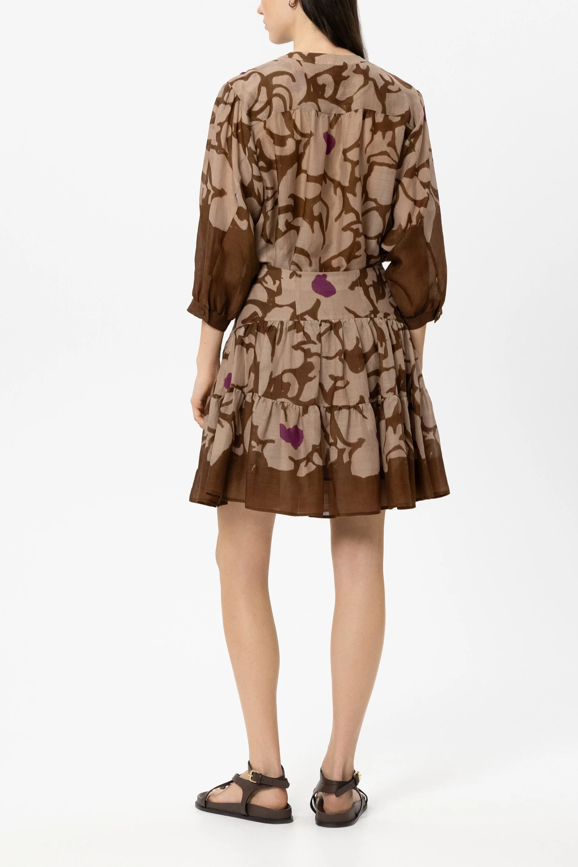 Bluse mit Flower-Print - light terracotta / multi - Standard - Image 3