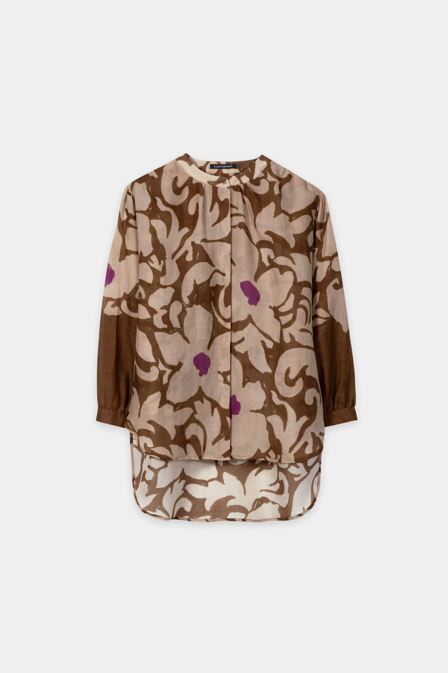 Bluse mit Flower-Print - light terracotta / multi - Standard - Image 5