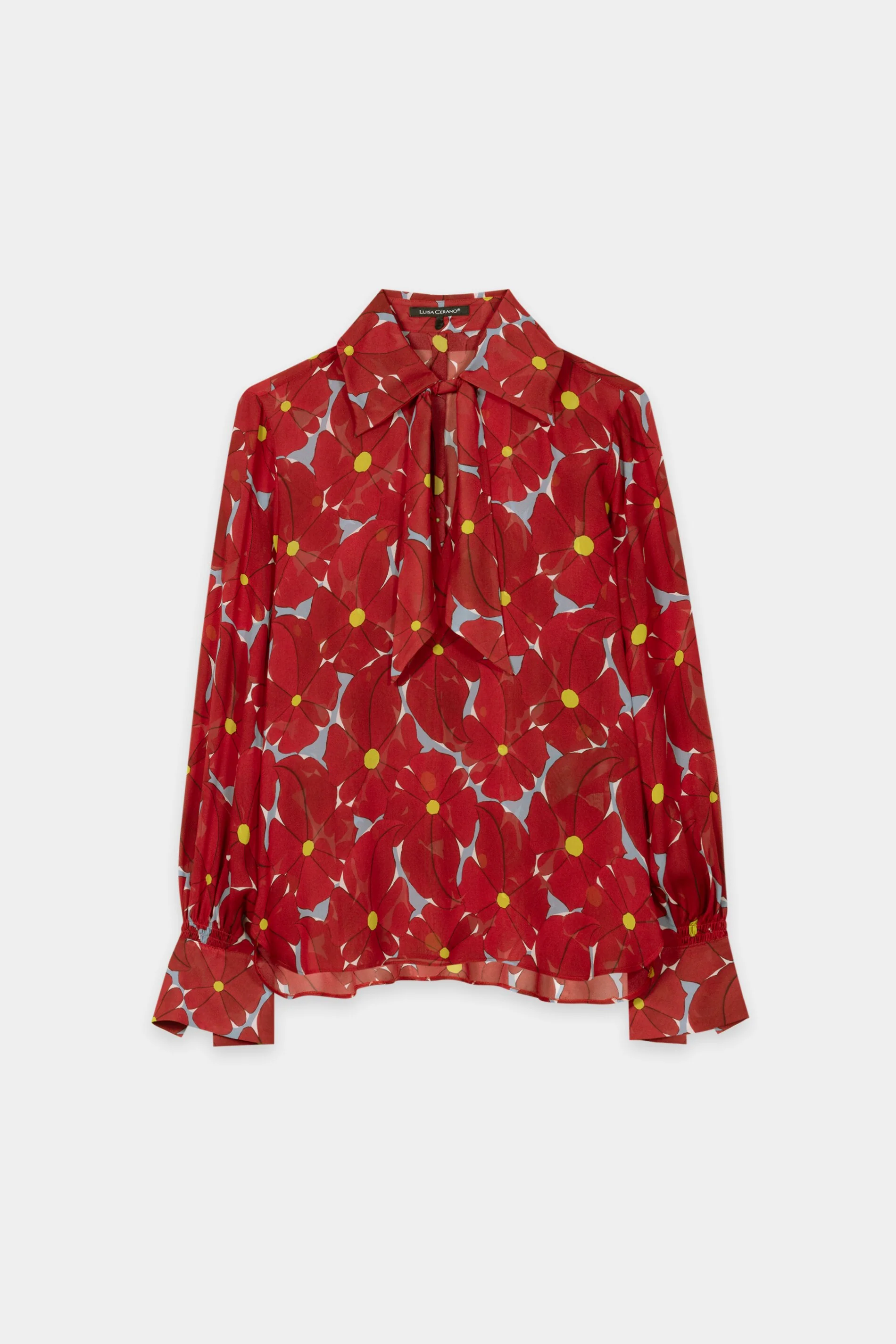 Bluse mit Flower-Print - multi - Standard - Image 5