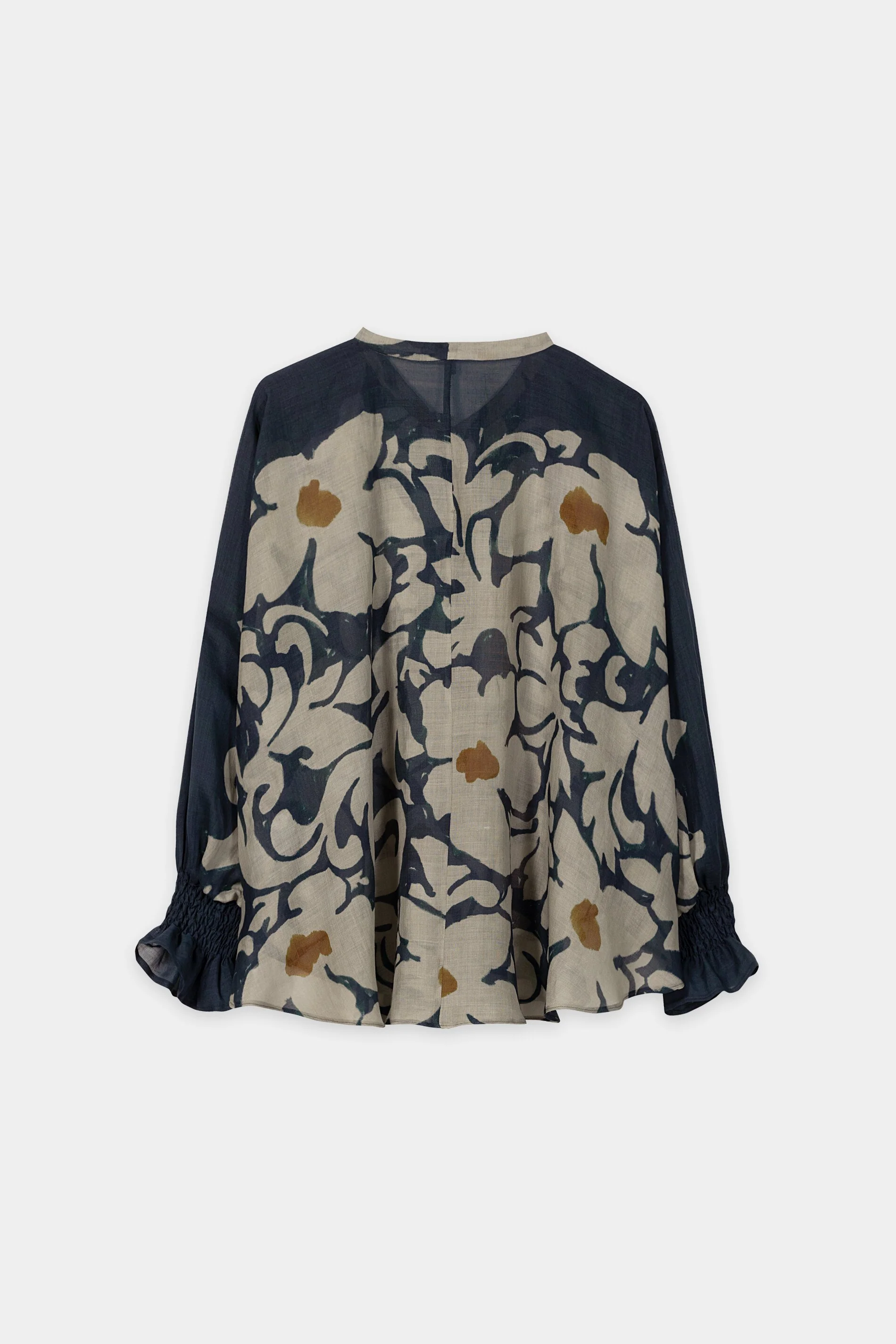 Bluse mit Flower-Print - tinted blue / multi - Standard - Image 6