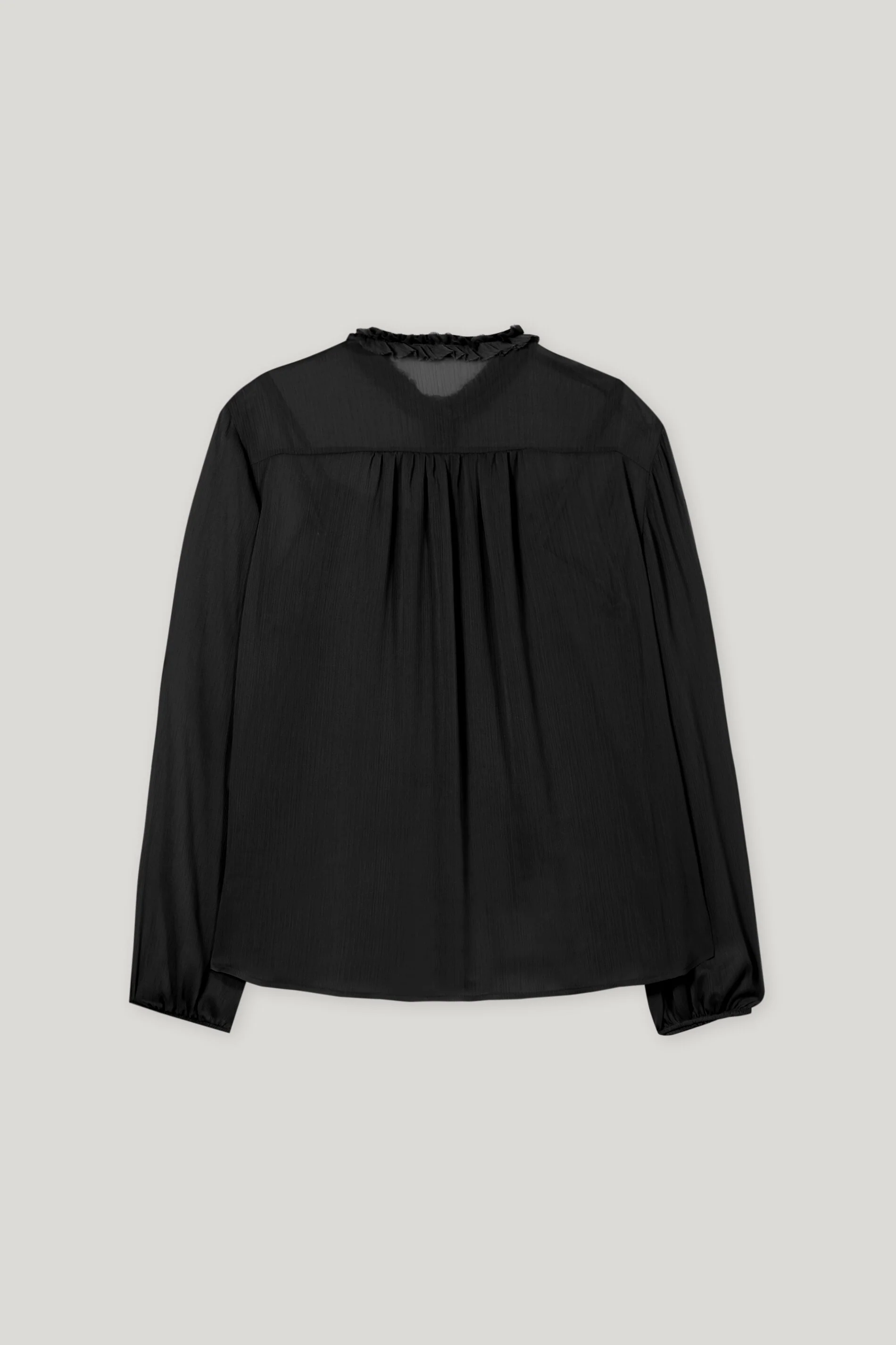 Bluse mit Rüschen-Details - deep black - mit Top - Image 6