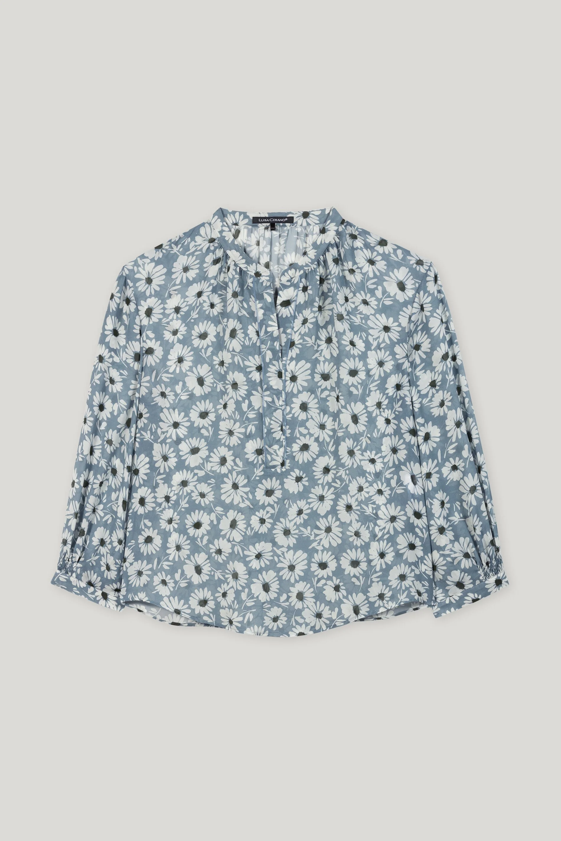 Bluse mit Smart-Flower-Print - multi - Standard - Image 5