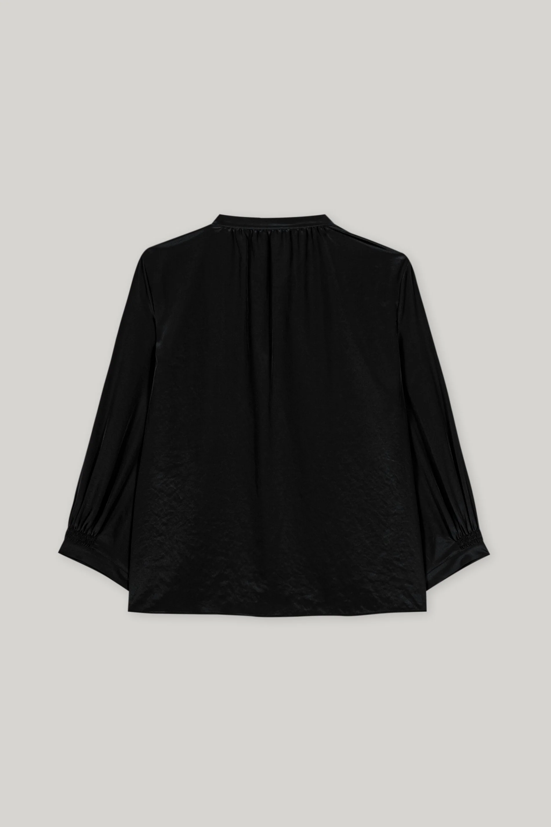 Bluse mit Smokdetail - deep black - Standard - Image 6