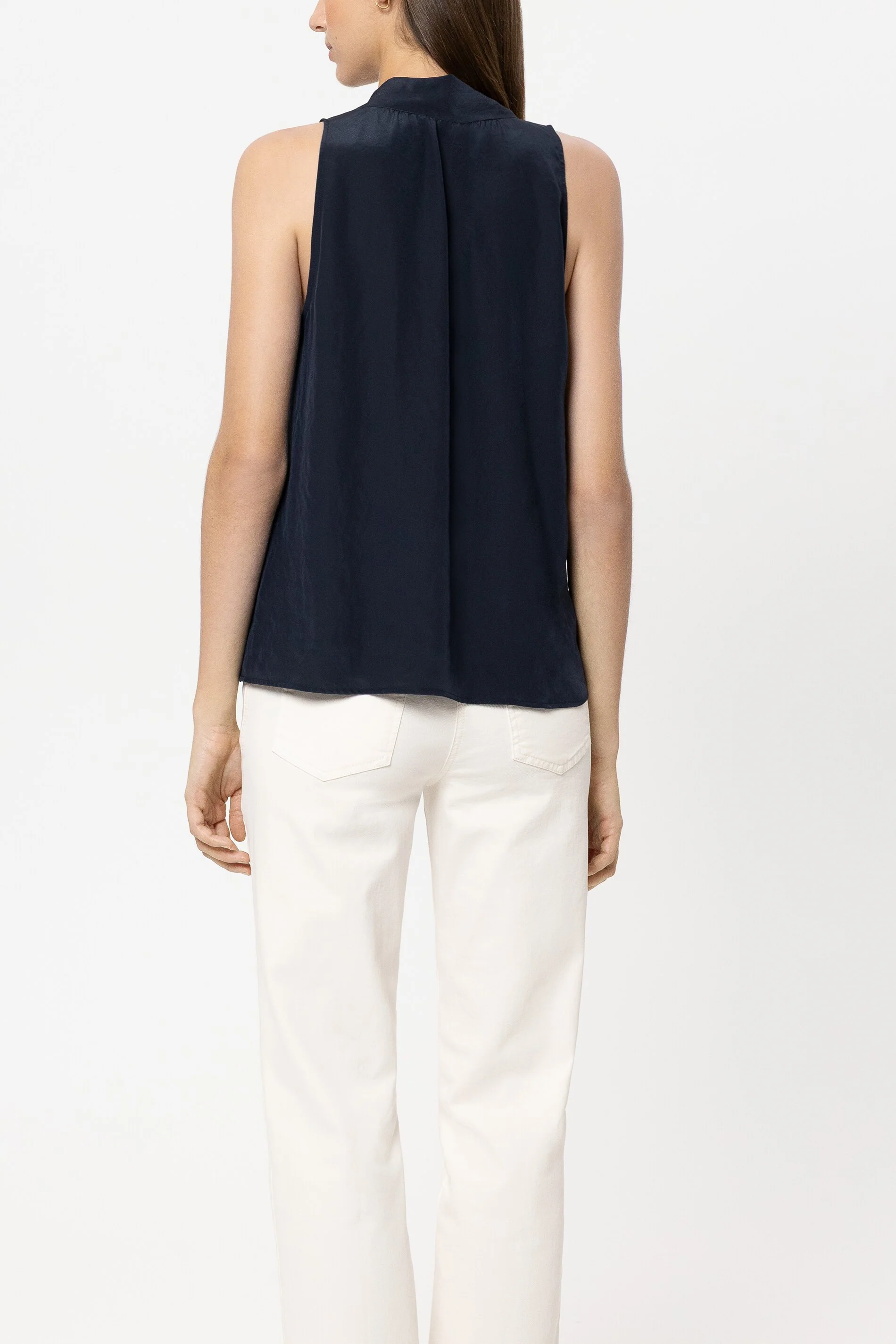 Blusentop mit Spitzendetails - navy blue - Standard - Image 3