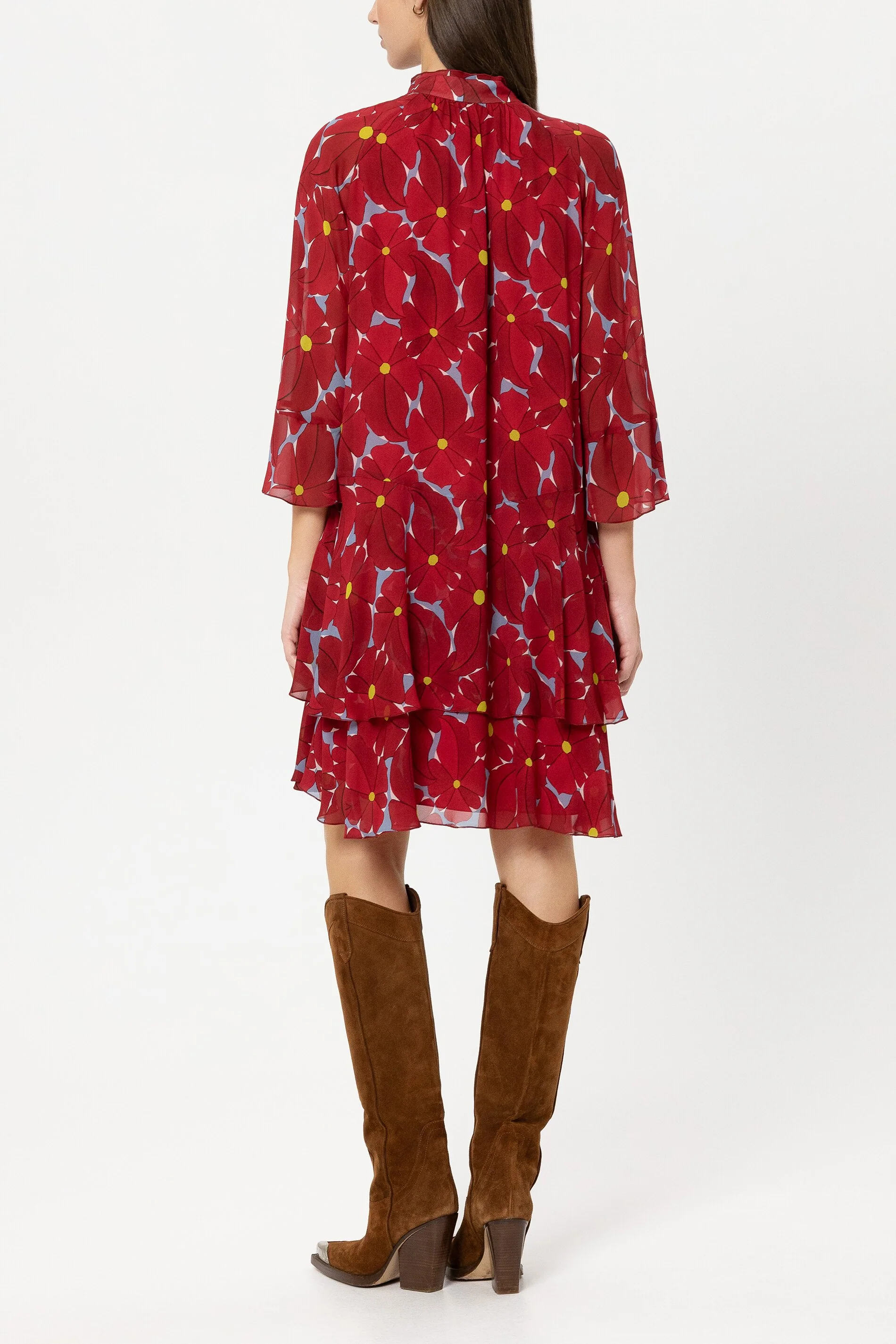 Boho-Kleid mit Flower-Print - multi - Standard - Image 3