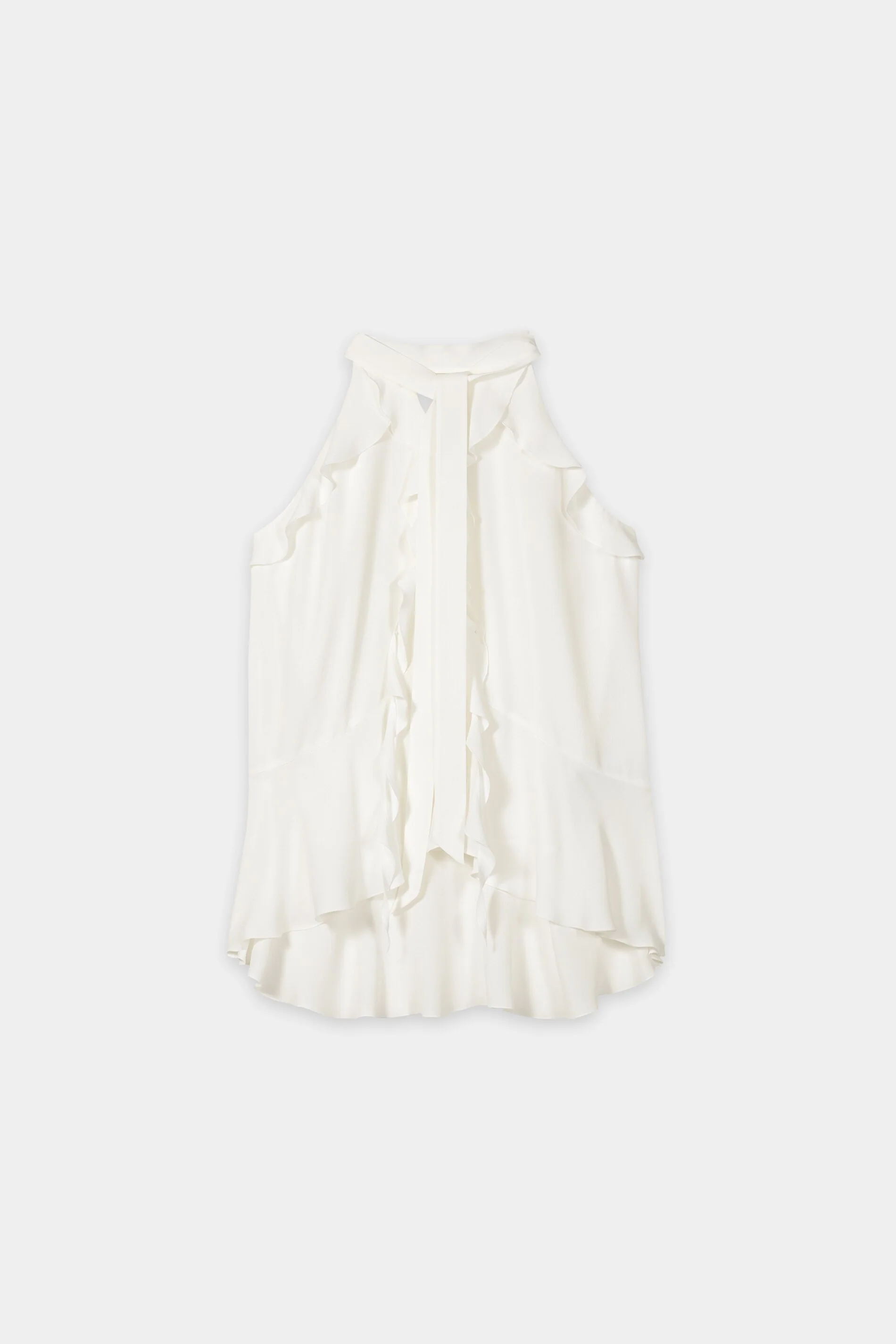Bohotop aus Seiden-Mix - off-white - Standard - Image 5