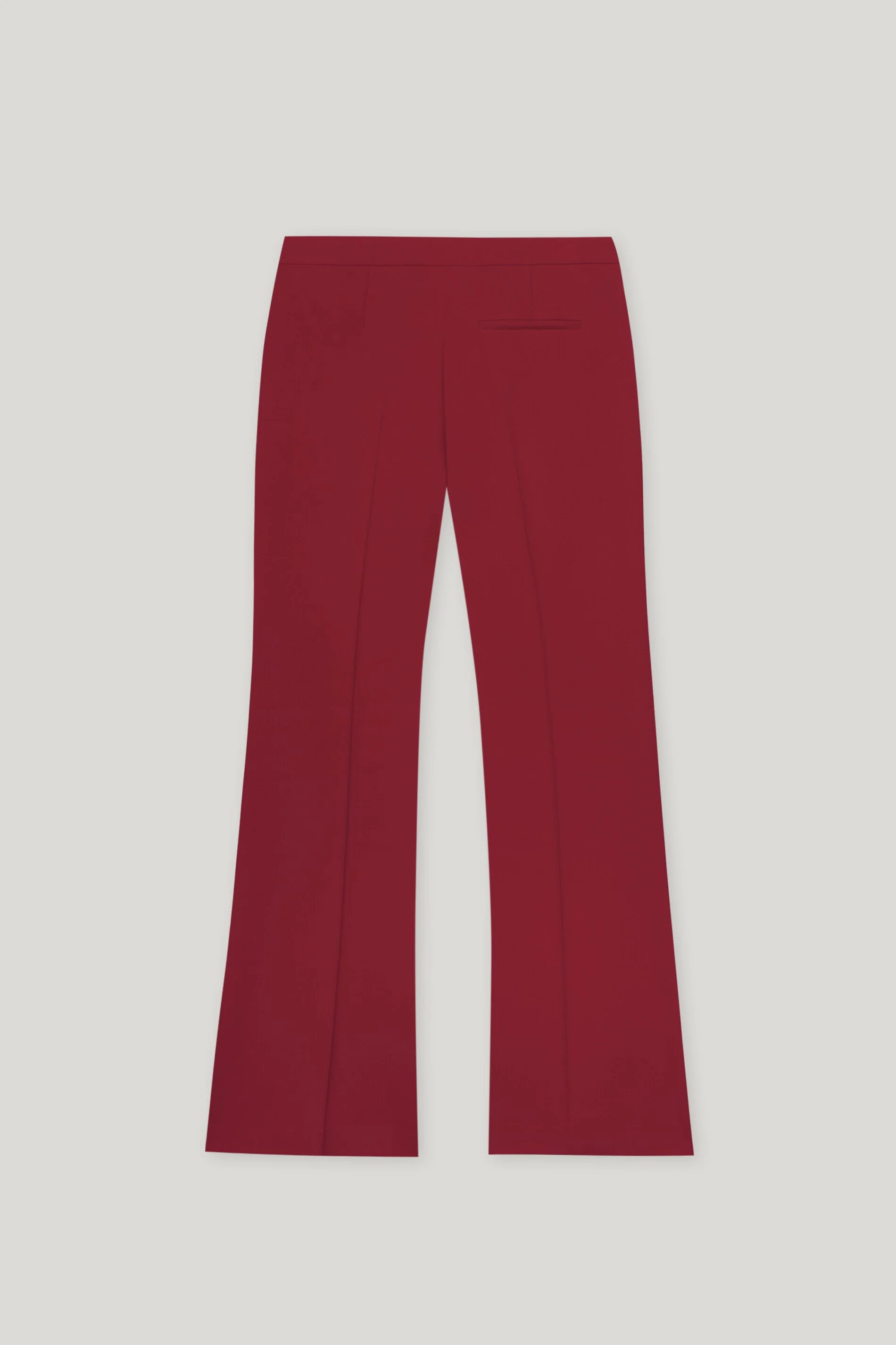 Bootcut sailor pants - berry red - with buttons - Image 6