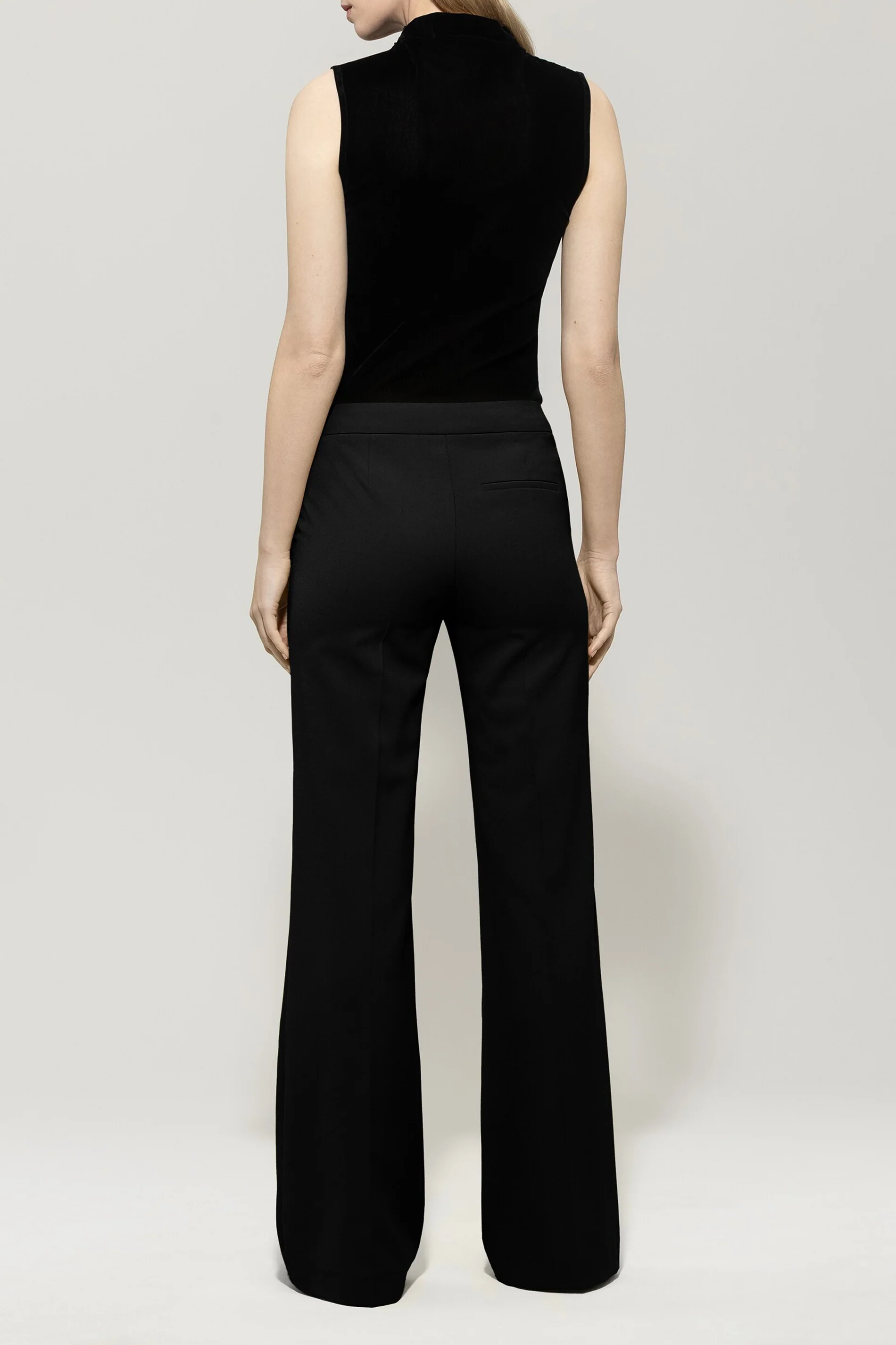 Bootcut sailor pants - deep black - standard - Image 3