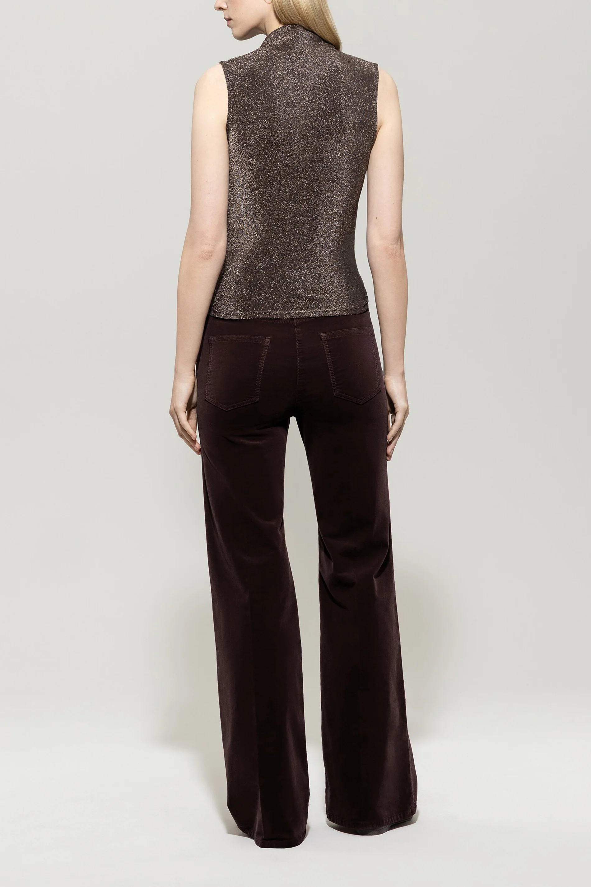 Bootcut-Samt-Pants - espresso - Standard - Image 3