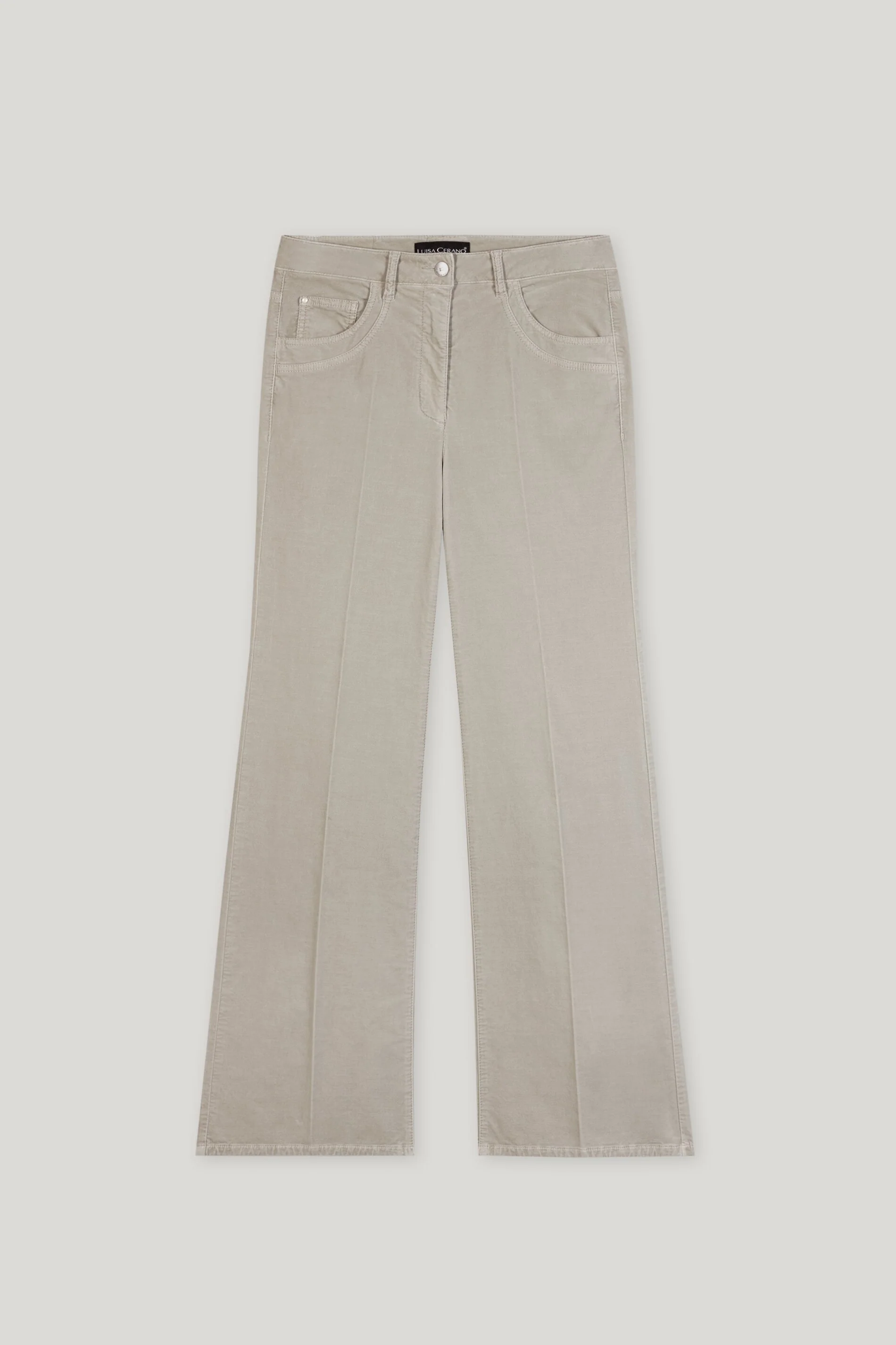 Bootcut-Samt-Pants - oyster - Standard - Image 5