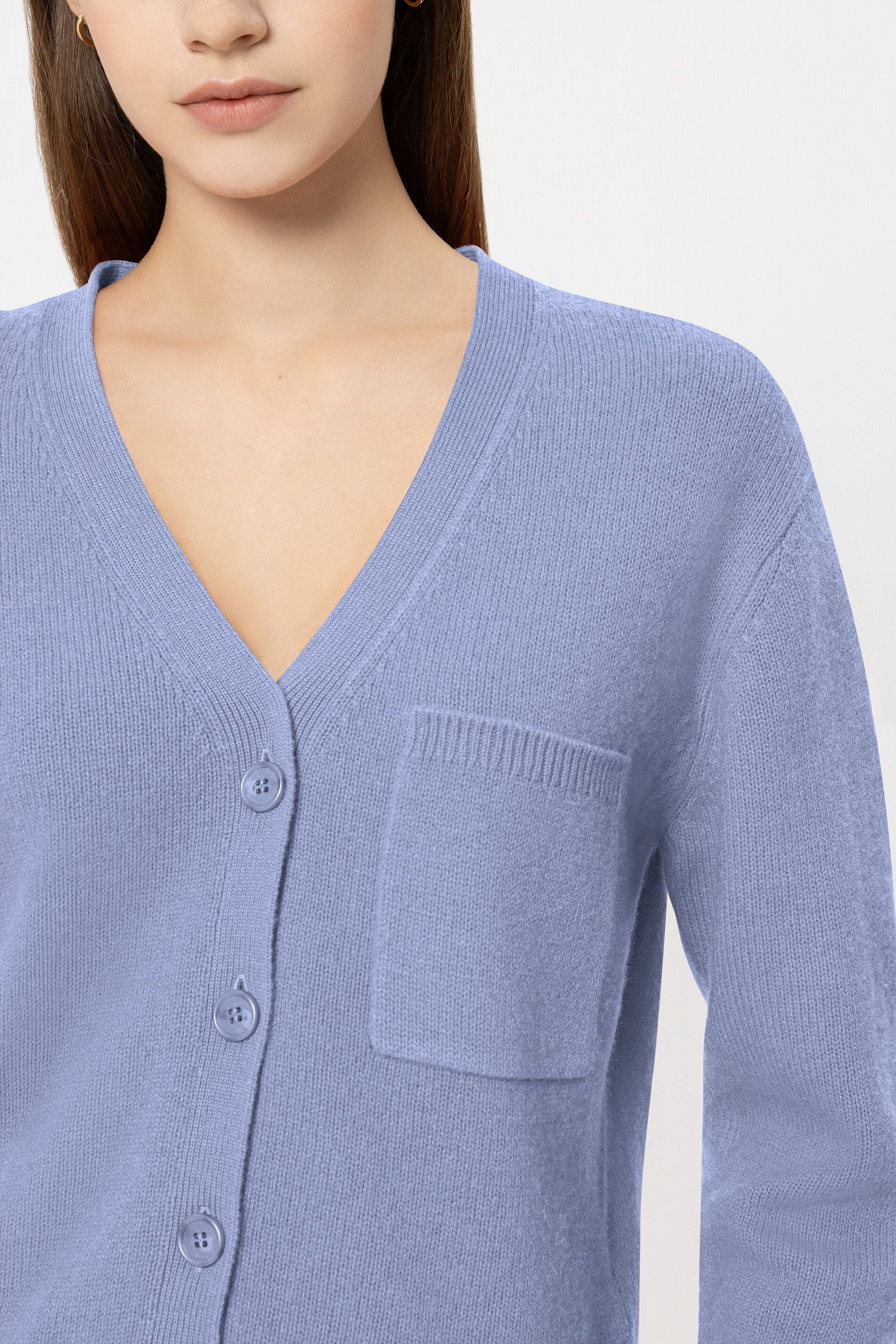 Cardigan aus Kaschmir-Mix - casual blue - Standard - Image 4