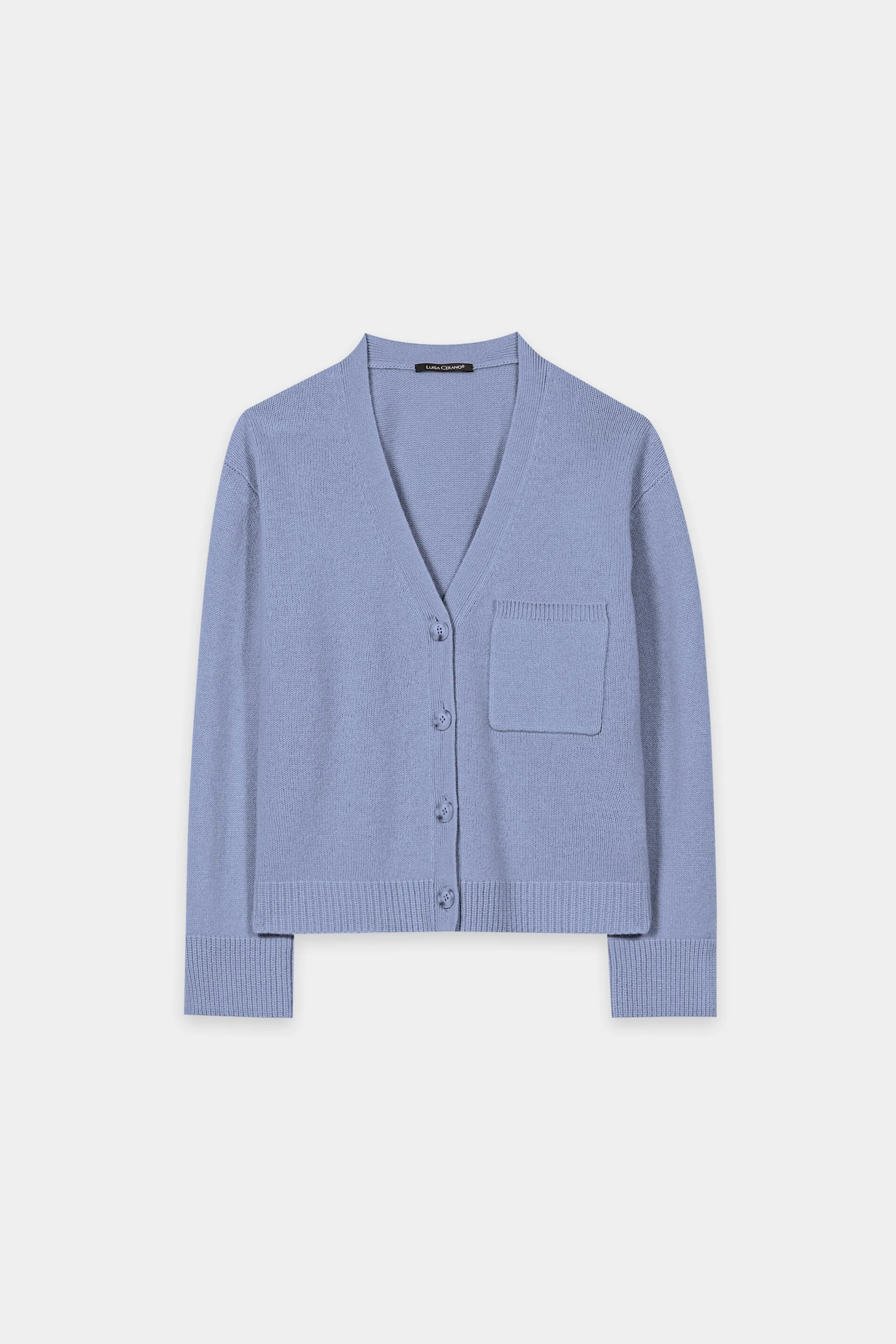Cardigan aus Kaschmir-Mix - casual blue - Standard - Image 5