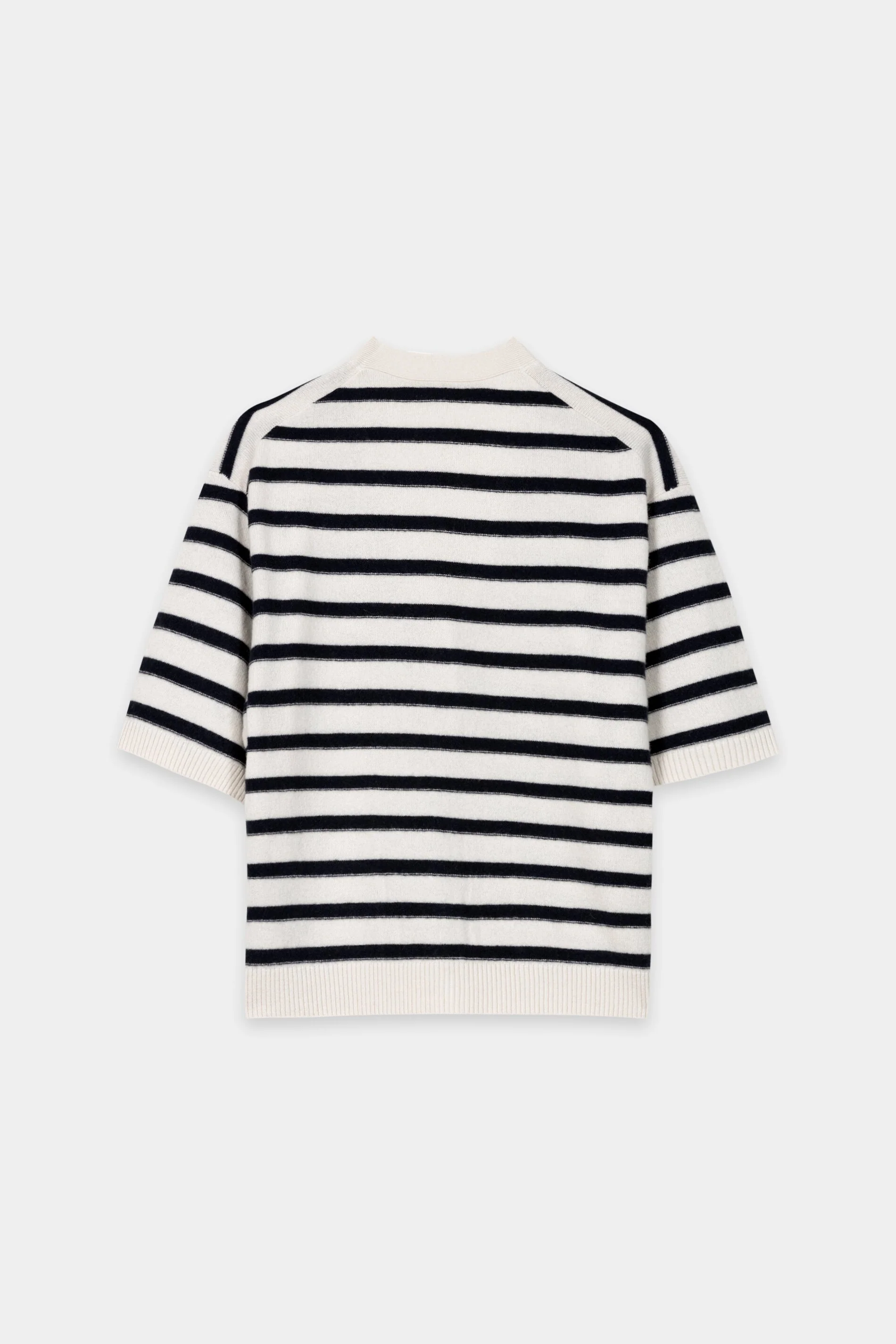 Cardigan aus Kaschmir-Mix - navy blue / cream - Standard - Image 6