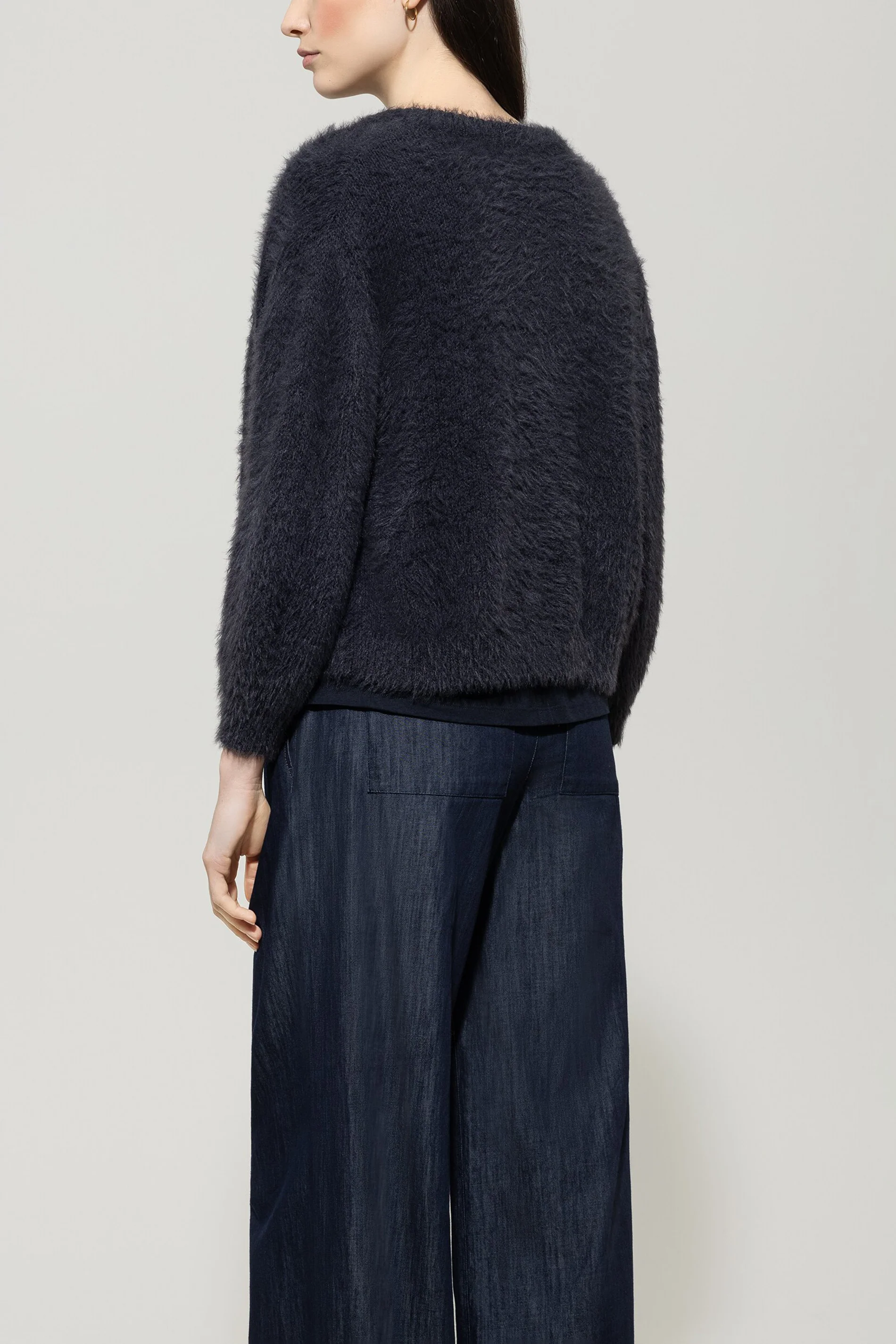Cardigan mit Bindebanddetail - dark blue - Standard - Image 3