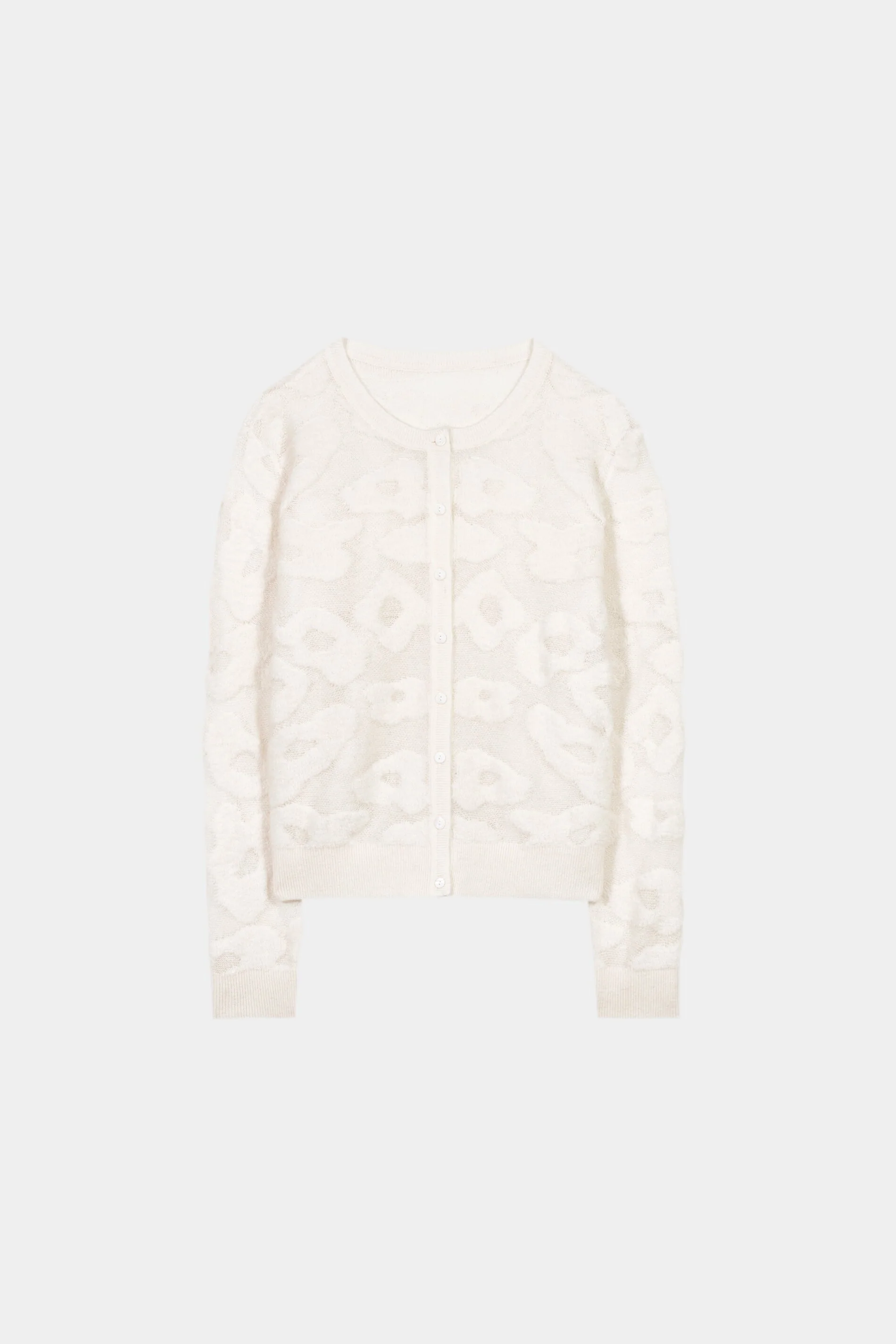Cardigan mit Leo-Pattern - cream - Standard - Image 5