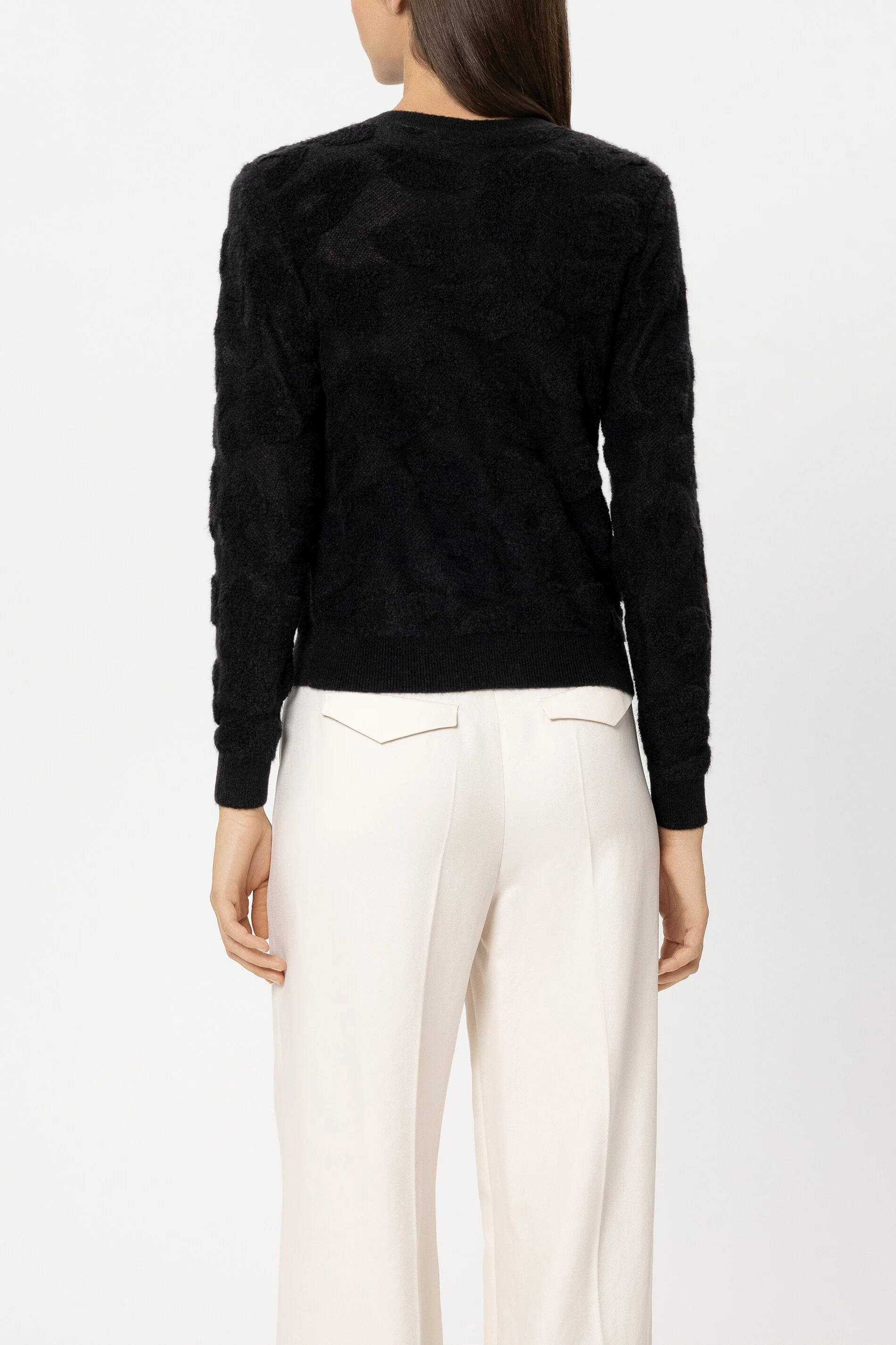 Cardigan mit Leo-Pattern - pure black - Standard - Image 3
