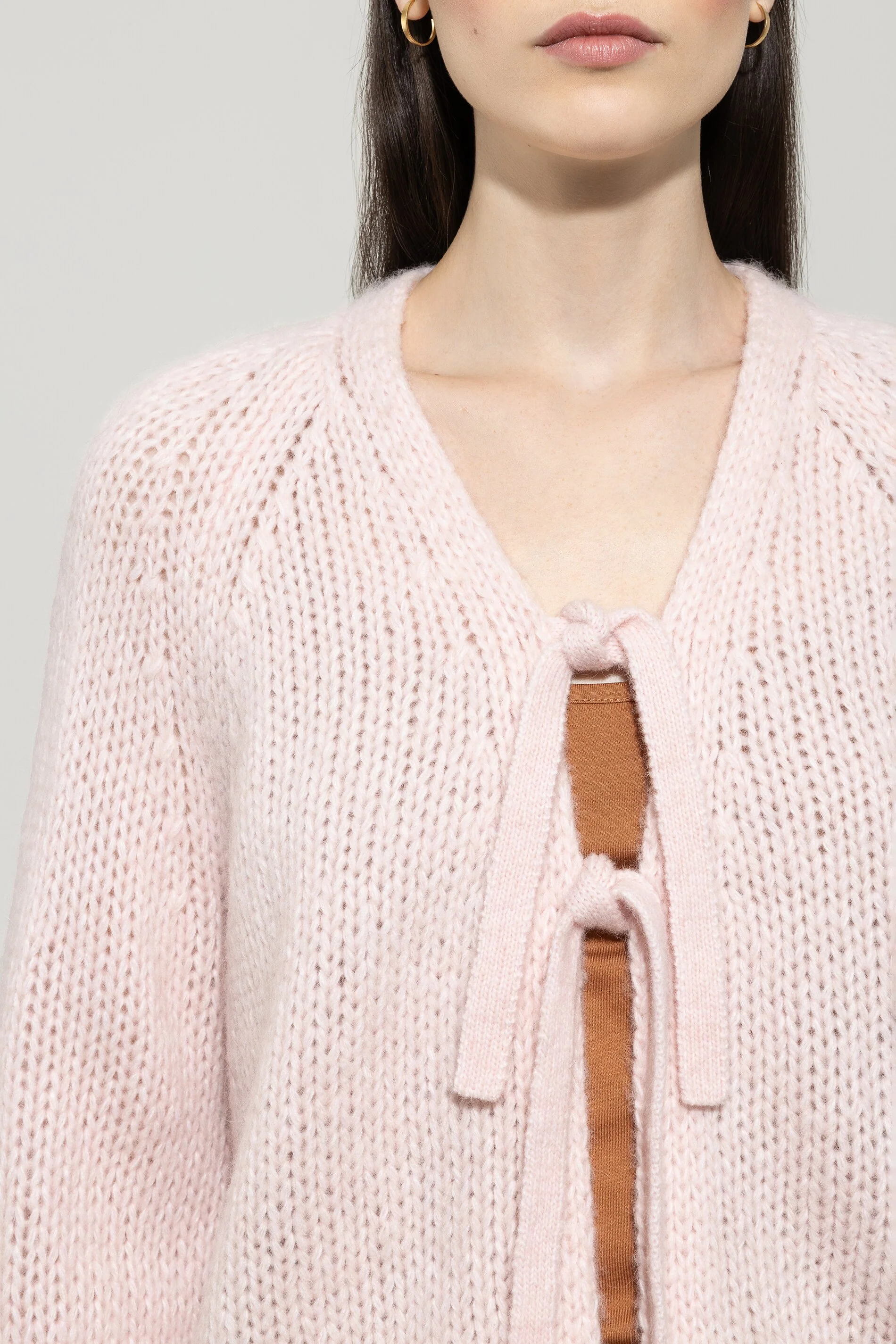 Cardigan mit Schleifendetails - creamy powder - Standard - Image 4