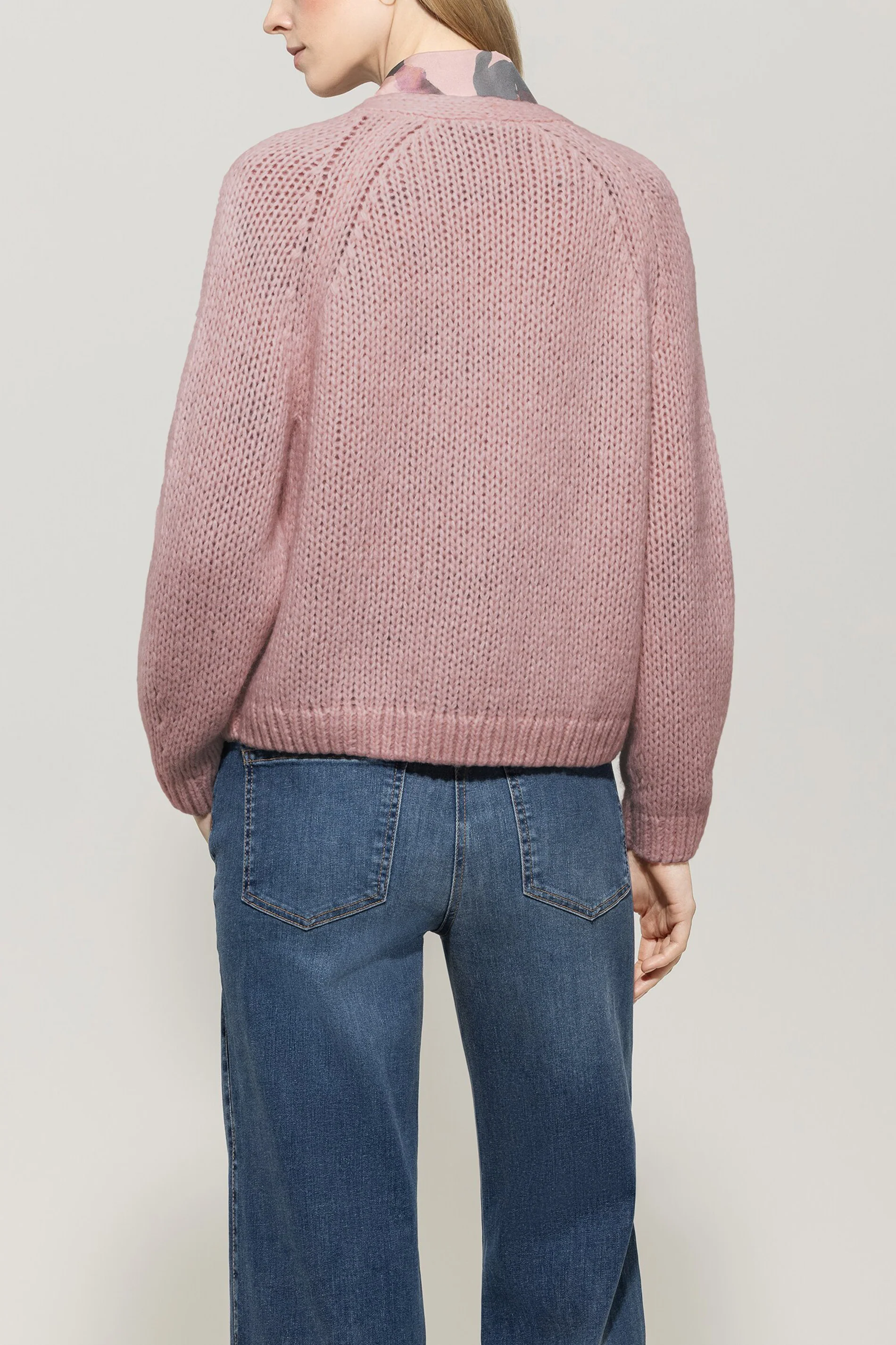 Cardigan mit Schleifendetails - rosewood - Standard - Image 3