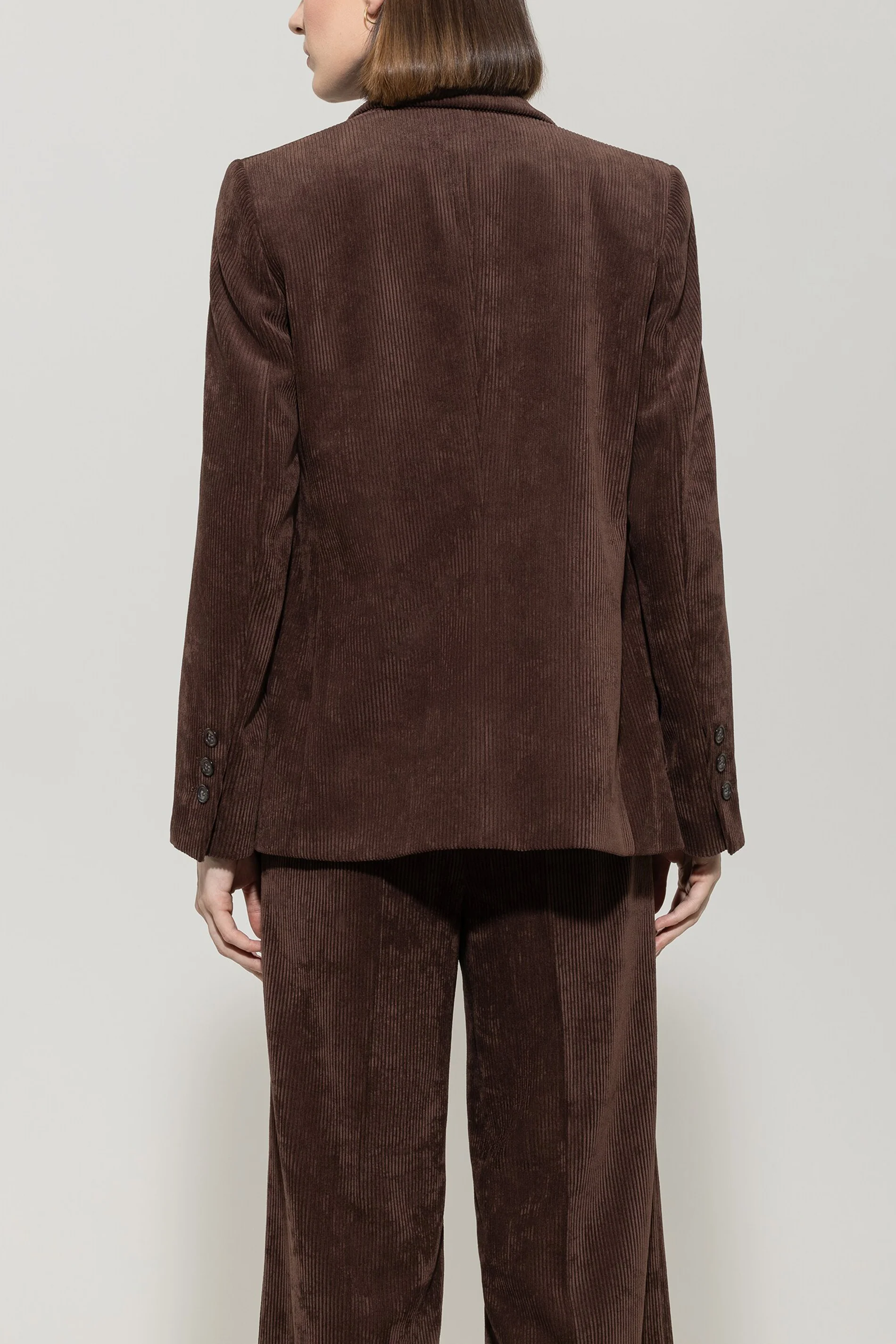 Cord-Ein-Knopf-Blazer - espresso - Standard - Image 3