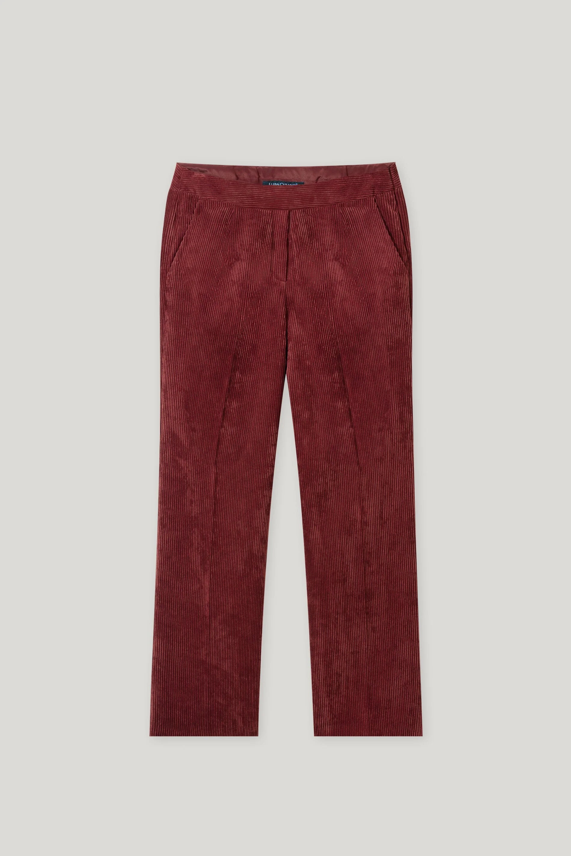 Cord-Wideleg-Joggpants - berry red - ohne Bund - Image 5