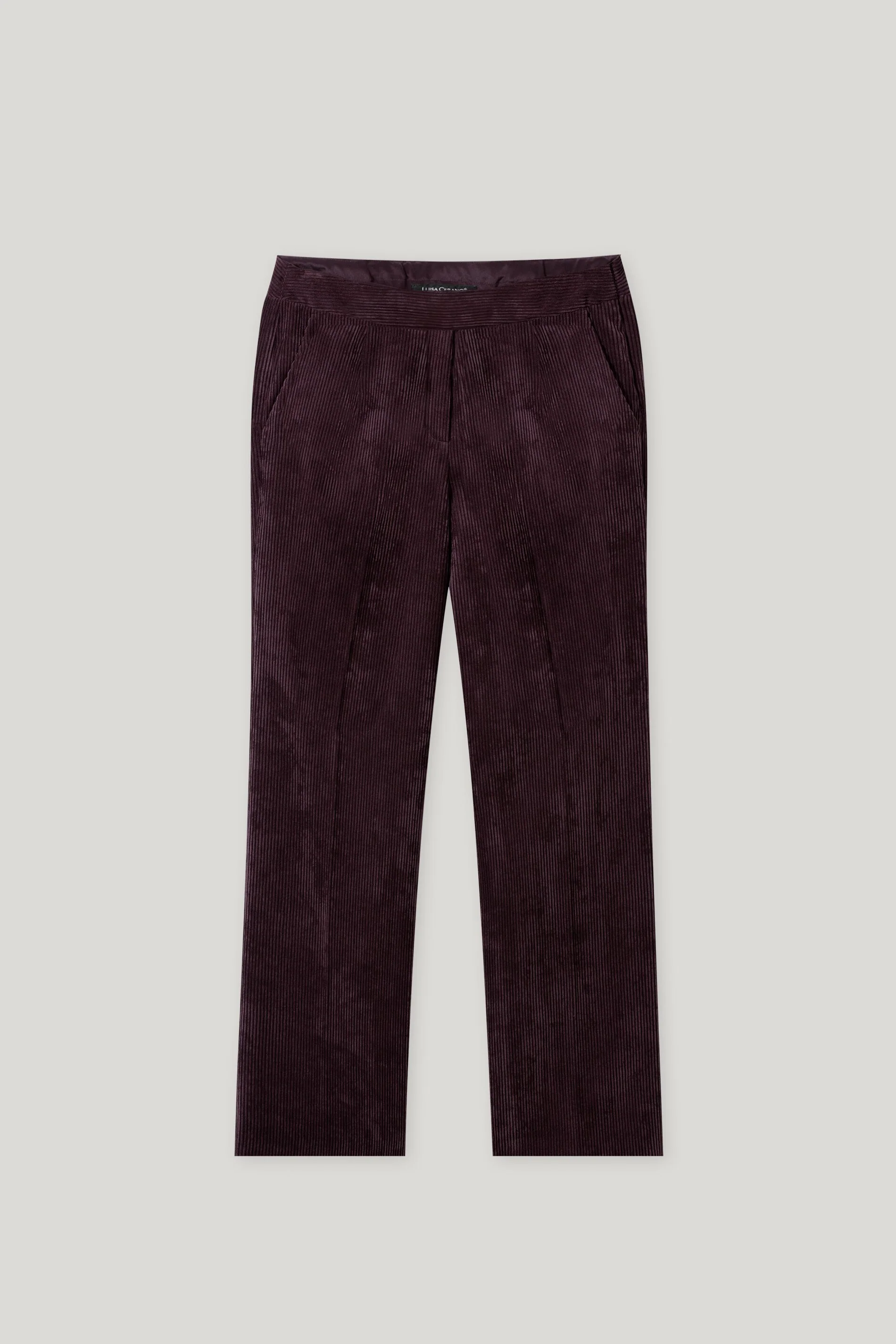 Cord-Wideleg-Joggpants - burgundy - ohne Bund - Image 5