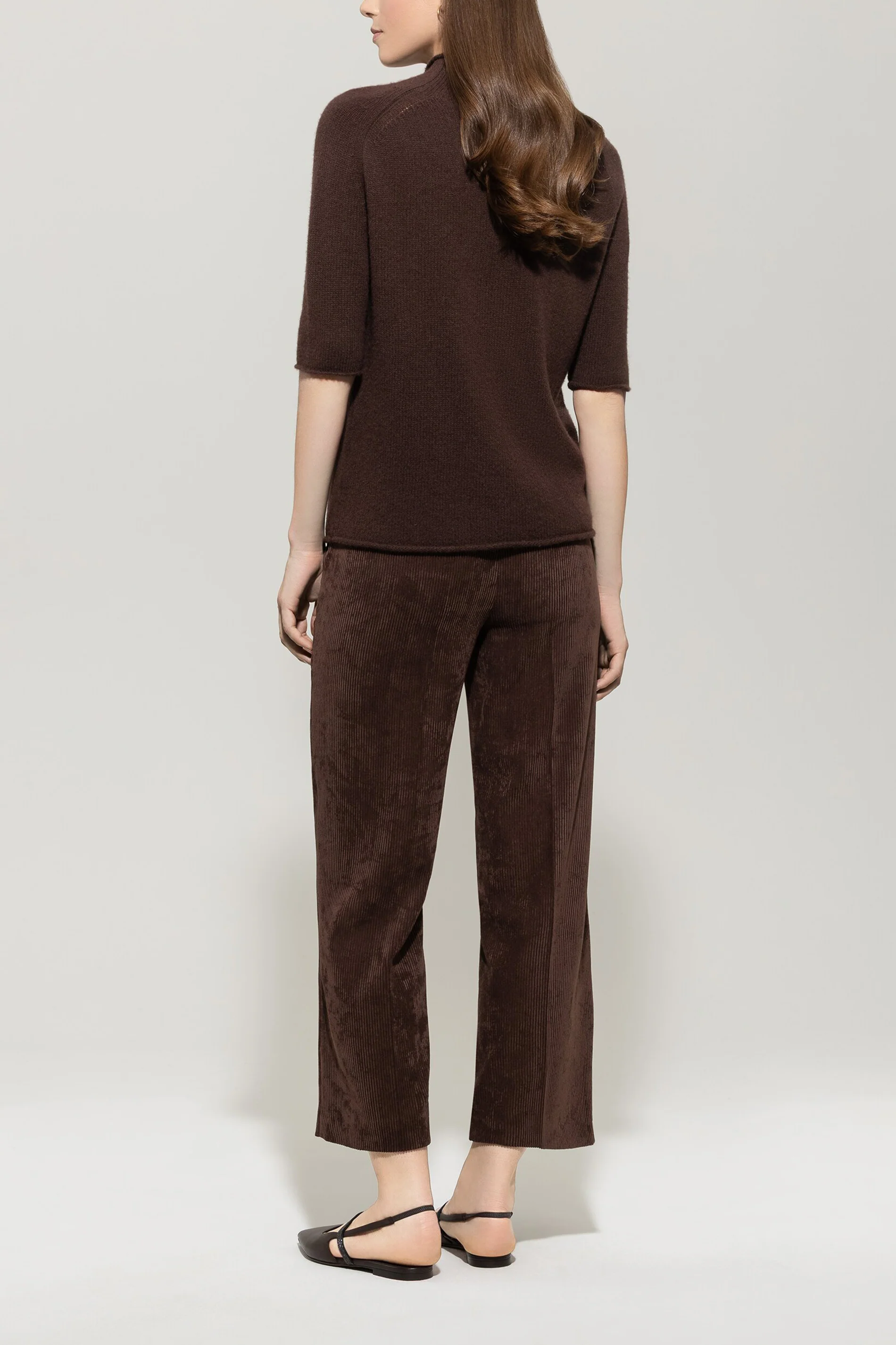 Cord-Wideleg-Joggpants - espresso - ohne Bund - Image 3